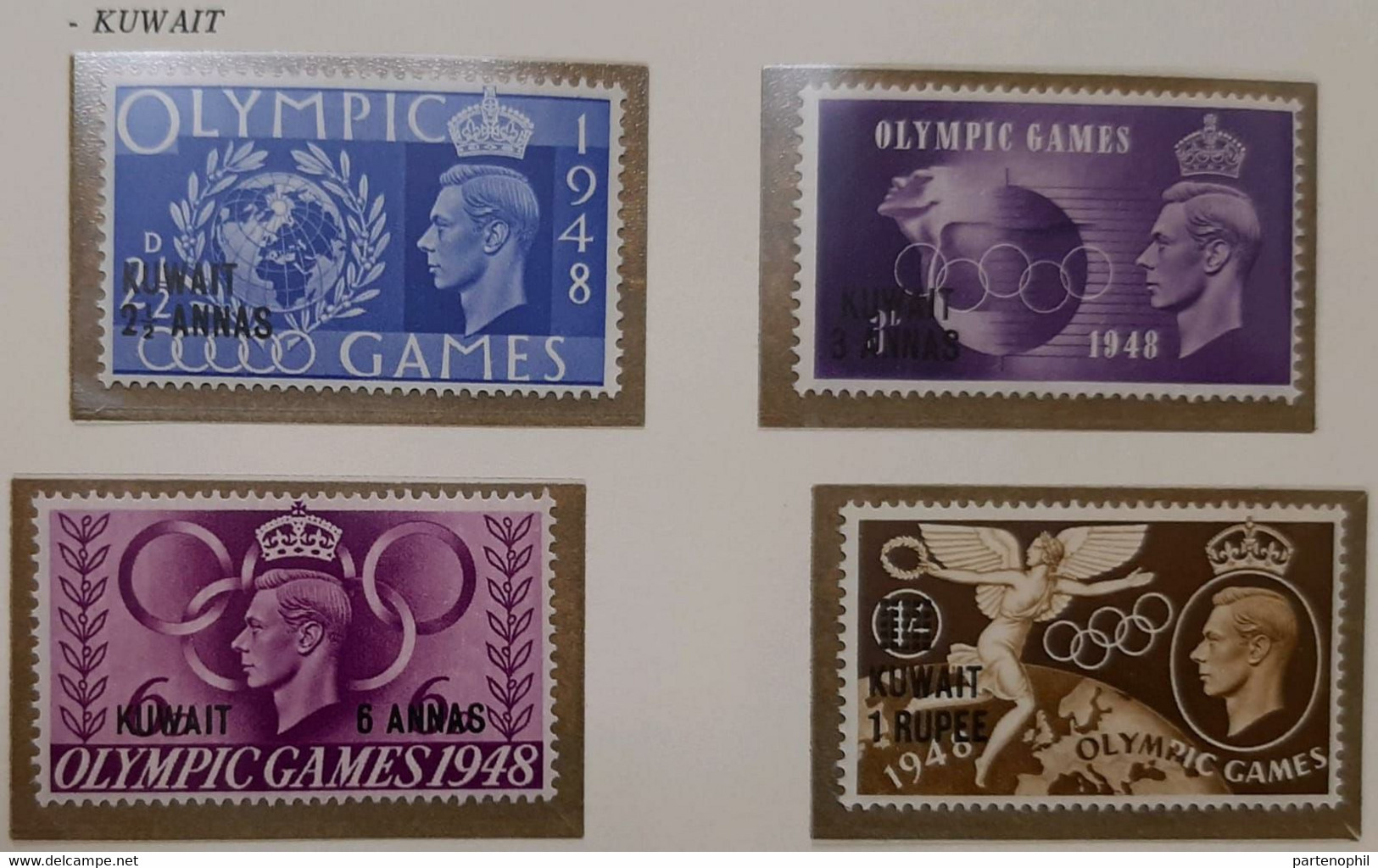 Baharin - 1948 - London  Olimpic Games / Sports / Giochi Olimpici - Set MNH - Estate 1948: Londra