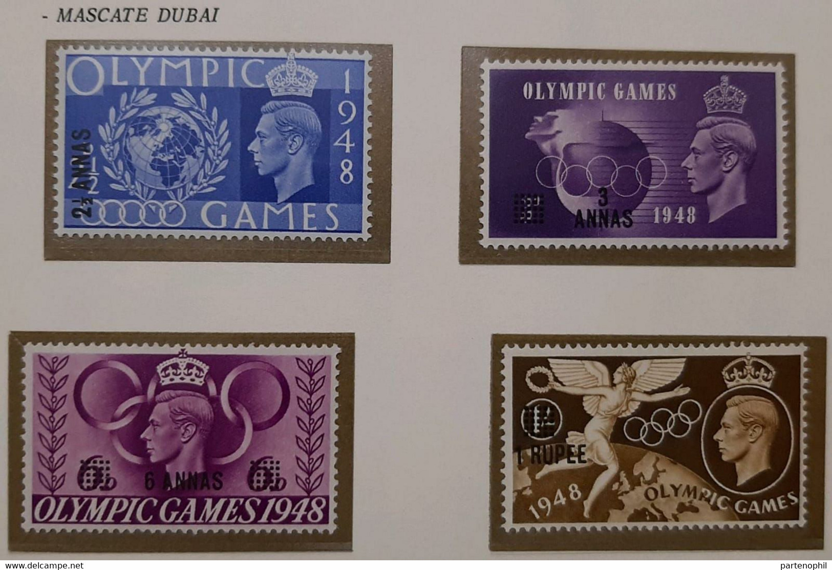 Muscate Dubai - 1948 - London  Olimpic Games / Sports / Giochi Olimpici - Set MNH - Sommer 1948: London