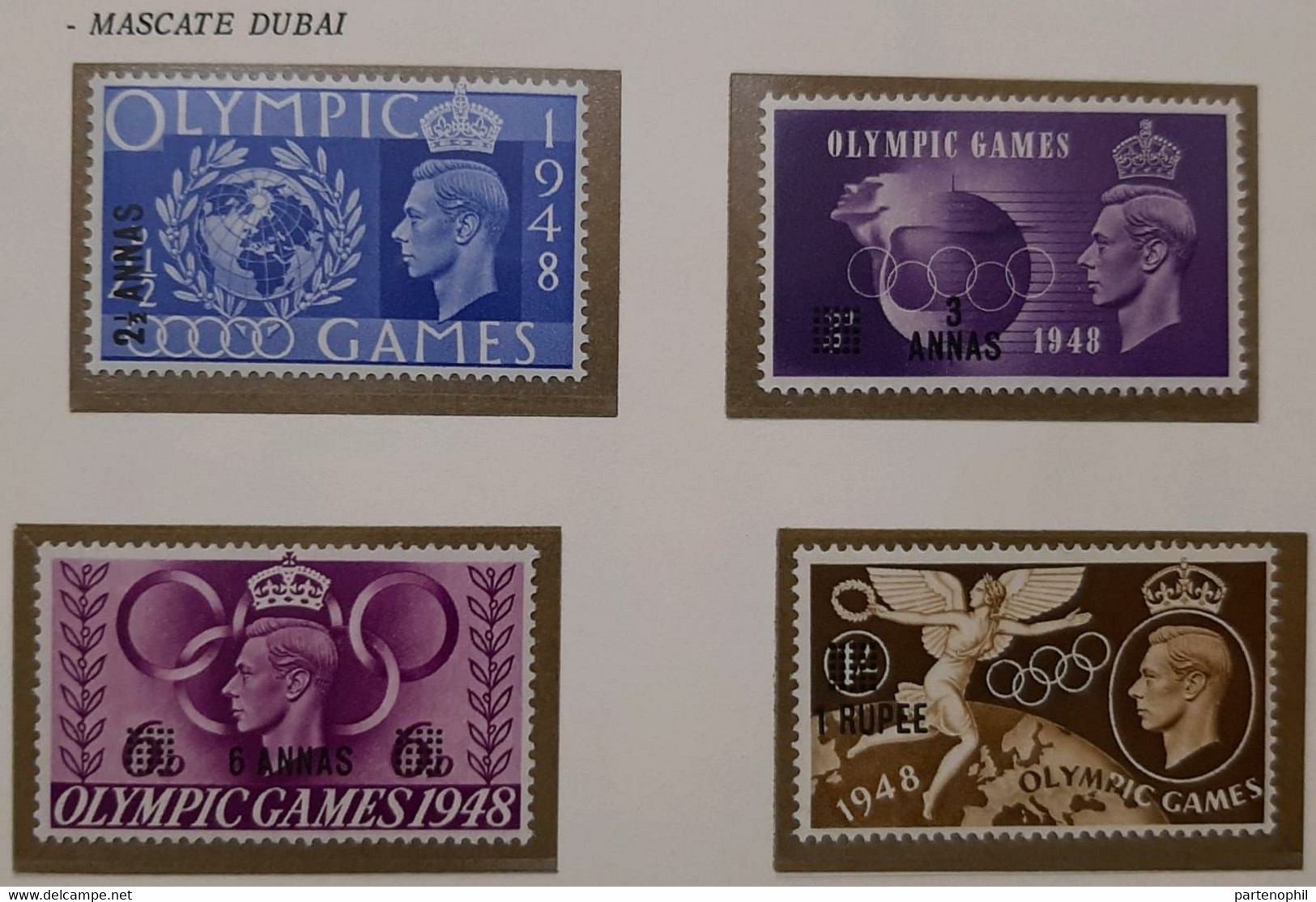 Muscate Dubai - 1948 - London  Olimpic Games / Sports / Giochi Olimpici - Set MNH - Verano 1948: Londres