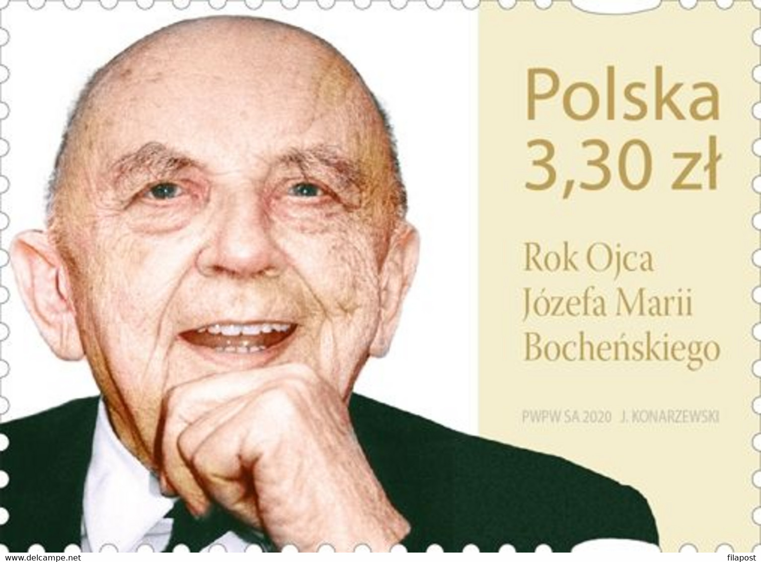 Poland 2020 30 VIII  Józef Maria Bocheński Polish Dominican, Logician And Philosopher Mini Full Sheet MNH ** - Théologiens