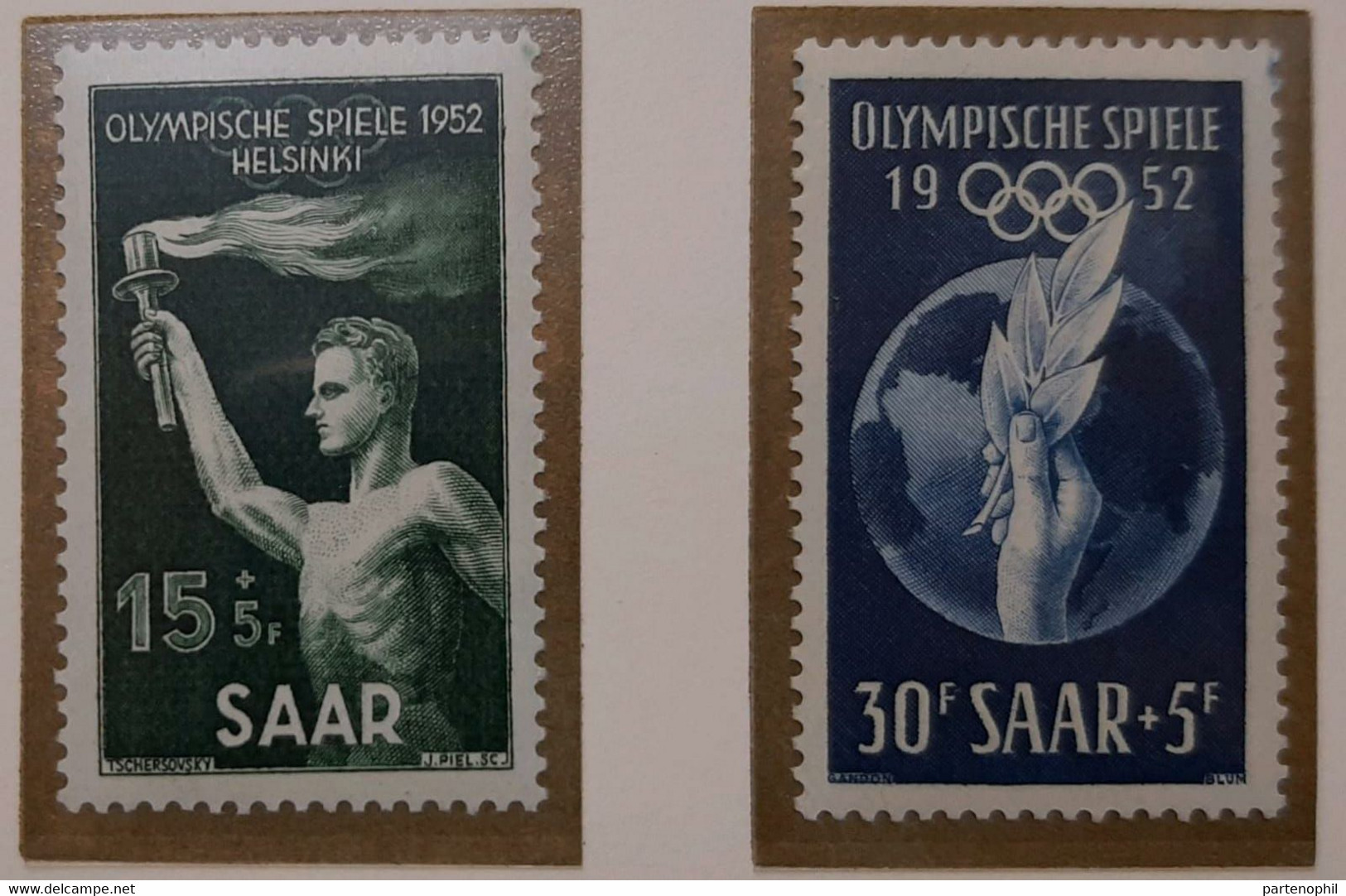 Sarre - 1952 Helsinki  Olimpic Games / Sports / Giochi Olimpici - Set MH - Summer 1952: Helsinki