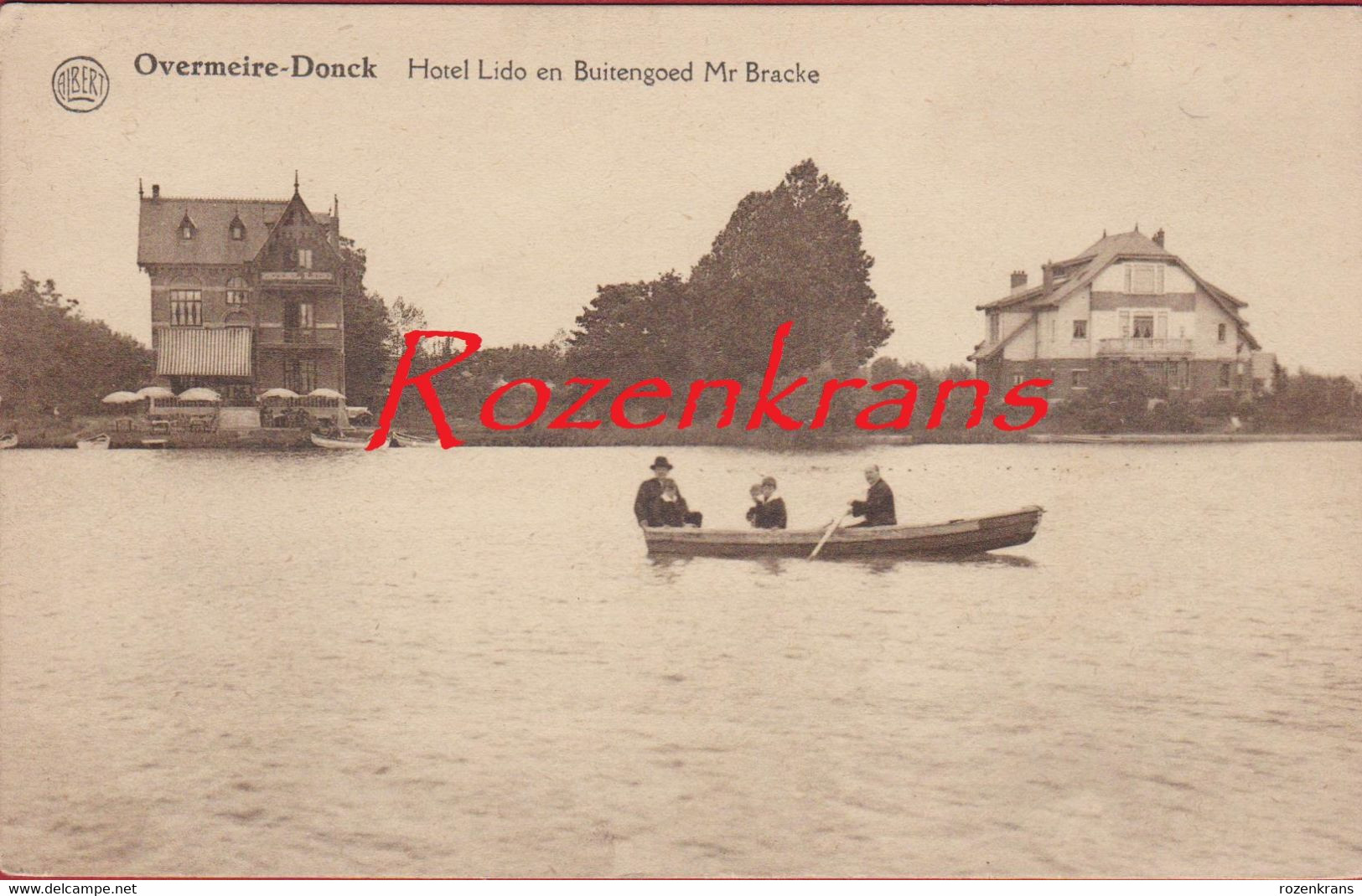 Berlare Meer Overmeire Overmere Donck Donck Donkmeer Hotel Lido En Buitengoed Mr Bracke Geanimeerd (In Zeer Goede Staat) - Berlare