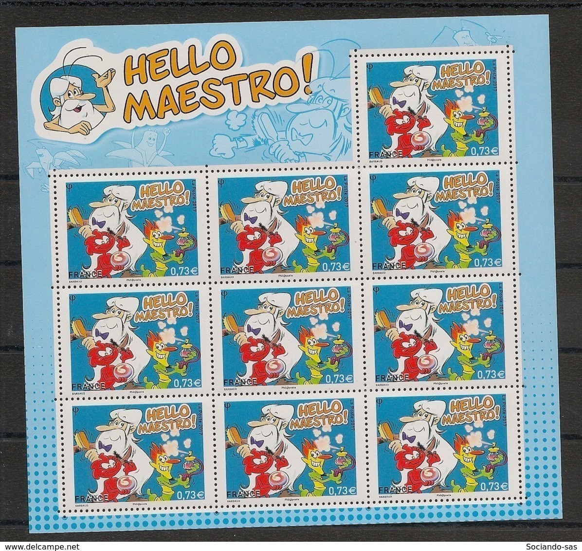 France - 2017 - N°Yv. BF139 - Bloc Hello Maestro - Neuf Luxe ** / MNH / Postfrisch - Unused Stamps
