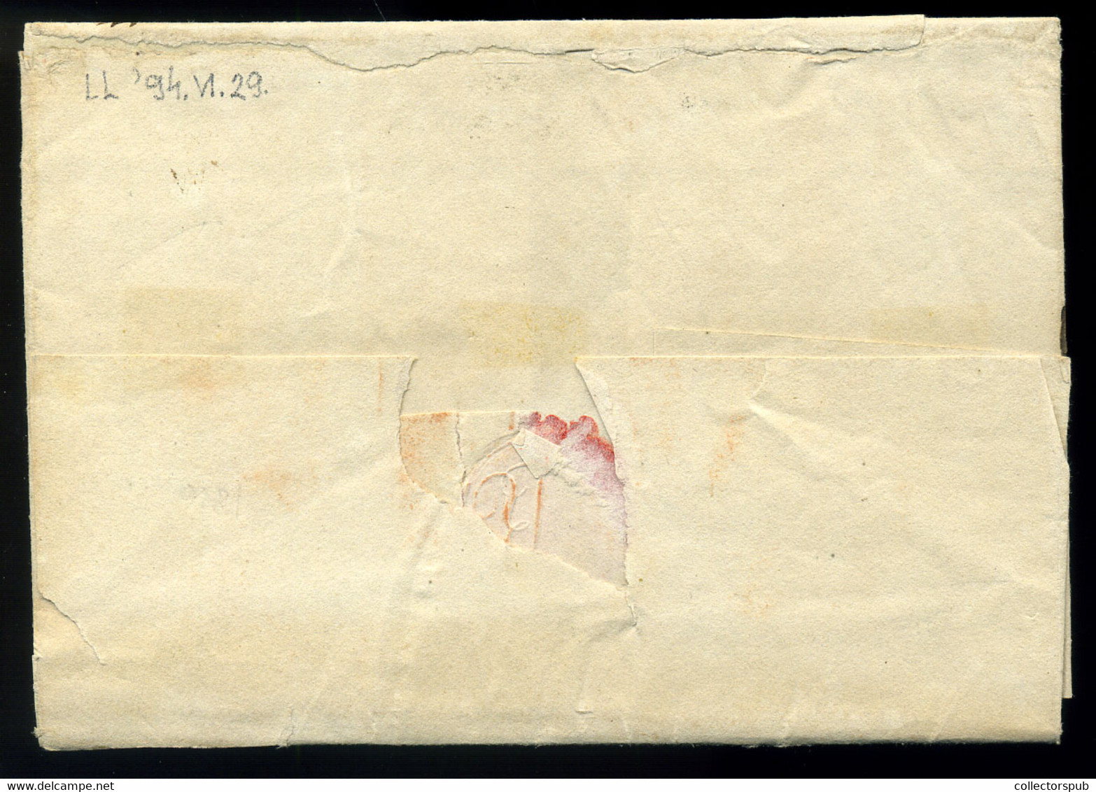 WIESELBURG 1826.  Szép Portós Levél,  Bánlokra Küldve  /  Nice Unpaid Letter To Bánlok - ...-1867 Prephilately