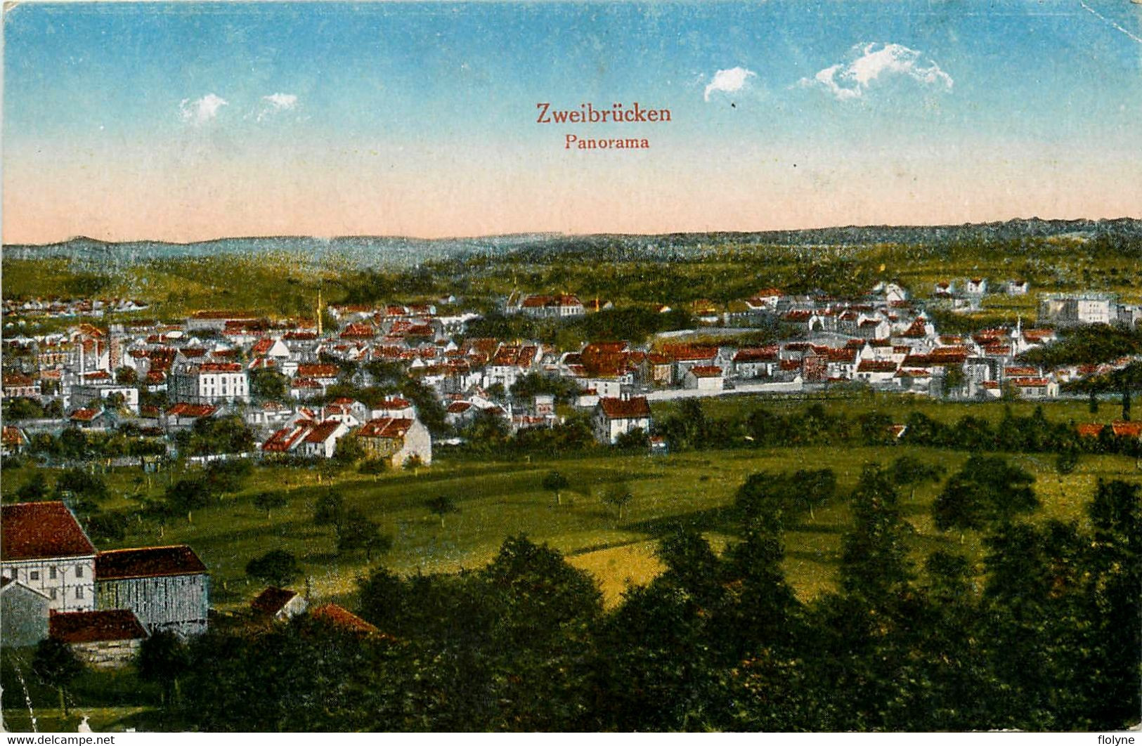 Zweibruecken - Zweibrücken - Deux Ponts - Panorama - Allemagne Germany - Zweibruecken