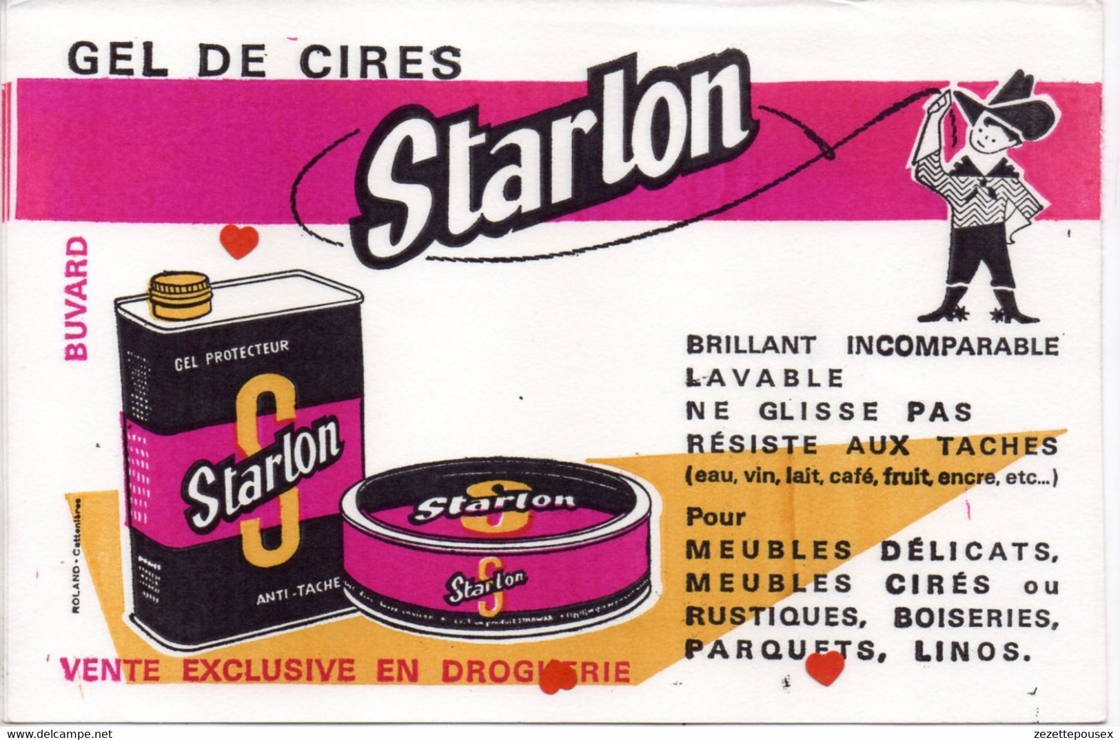 Xx130-ZE-BUVARD-GEL DE CIRES-Starlon - C