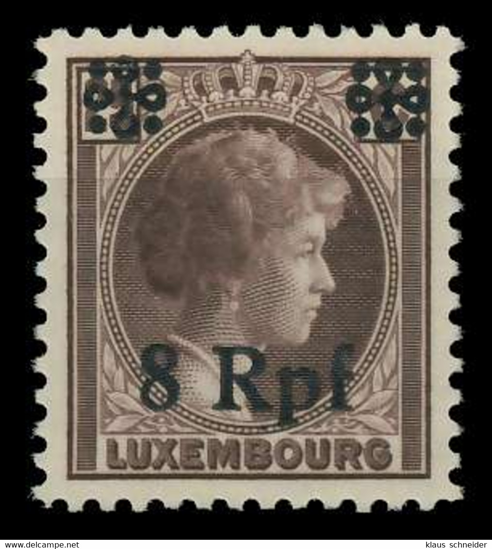 BES. 2WK LUXEMBURG Nr 21 Postfrisch X82AEBE - Occupazione 1938 – 45