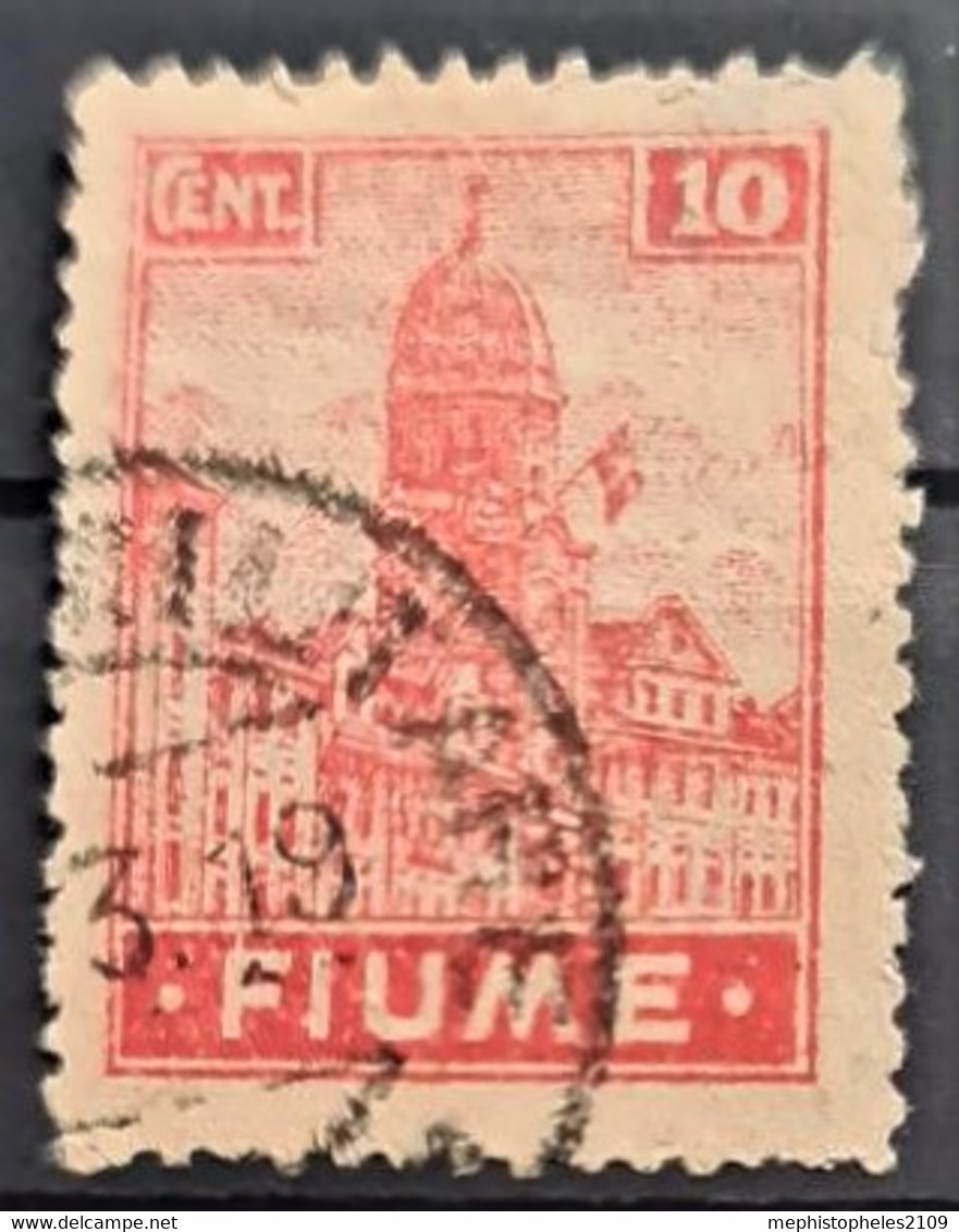 FIUME 1919 - Canceled - Sc# 30 - 10c - Fiume