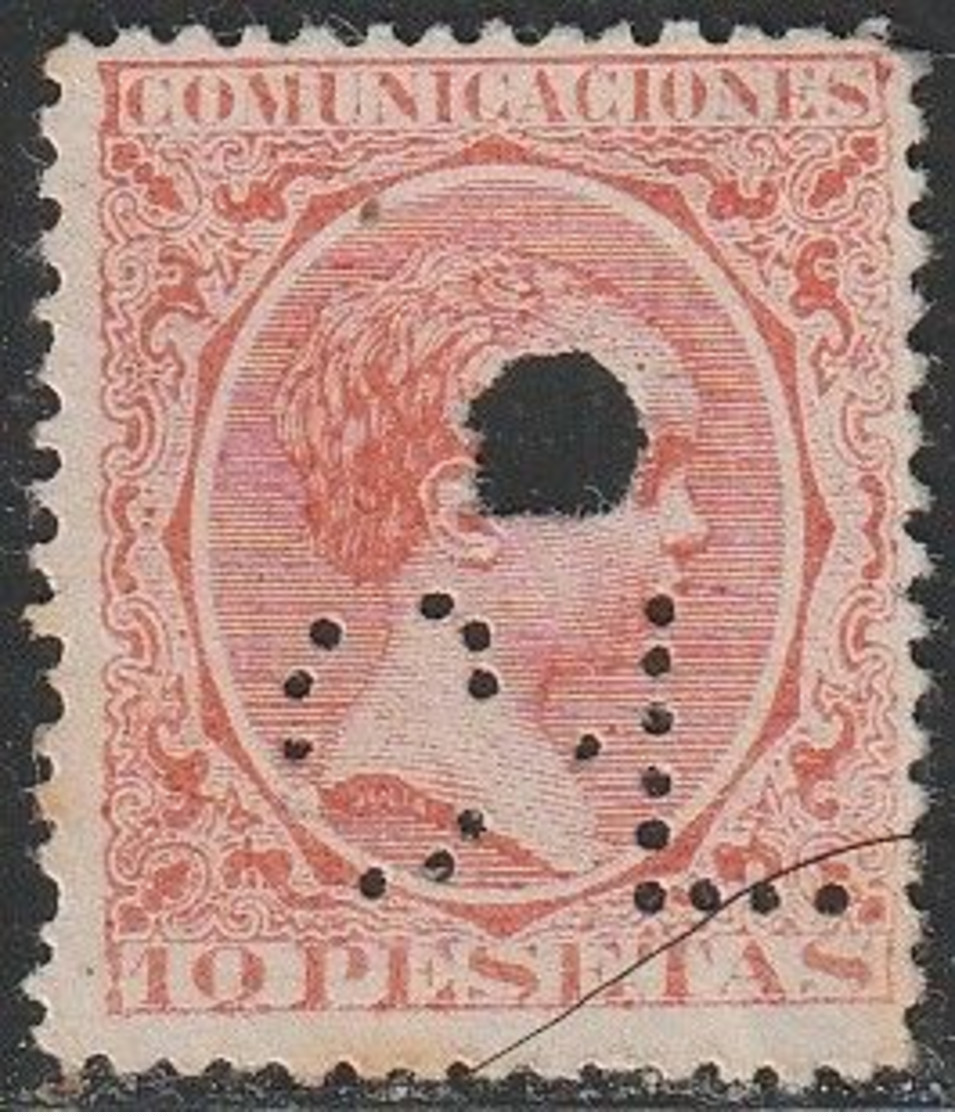 1889. * Edifil: 228. ALFONSO XIII-PELON. PERFORADO C. L. - Unused Stamps