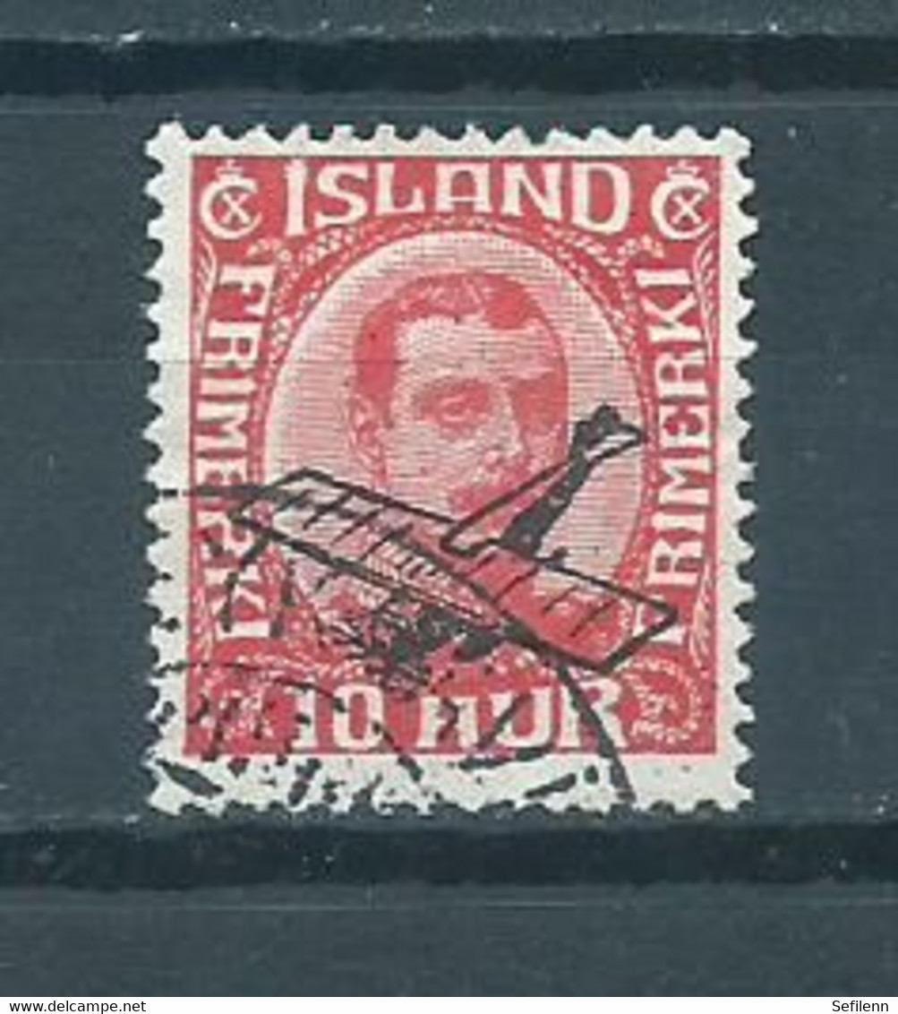 1928 Iceland Luchtpost,overprint Used/gebruikt/oblitere - Gebruikt