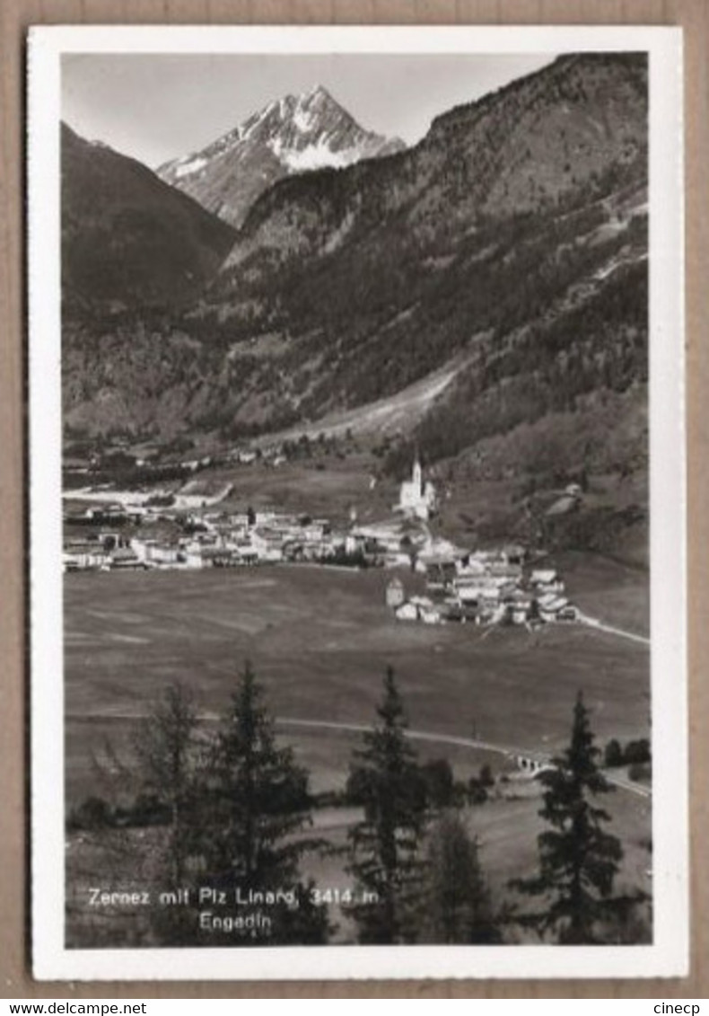 CPSM SUISSE - ZERNEZ - Zernez Mit Piz Linard - Engadin - Très Jolie Vue Générale Du Village Dans La Vallée - Zernez