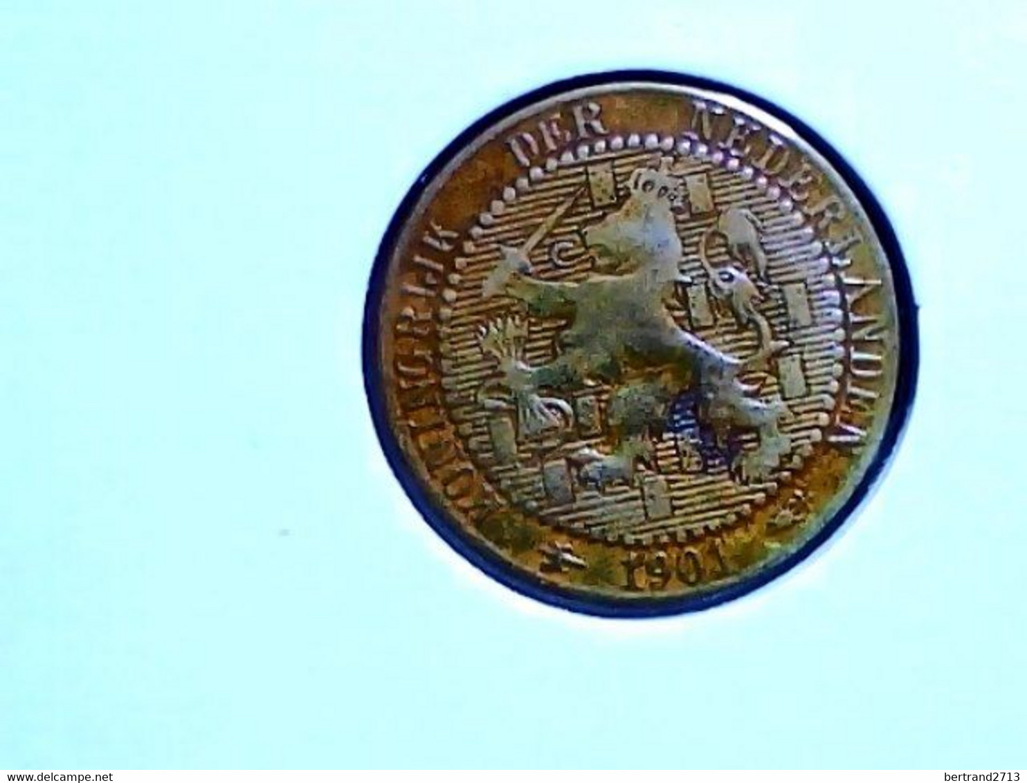 Netherlands 1 Cent 1901 KM 131 - Monedas Comerciales