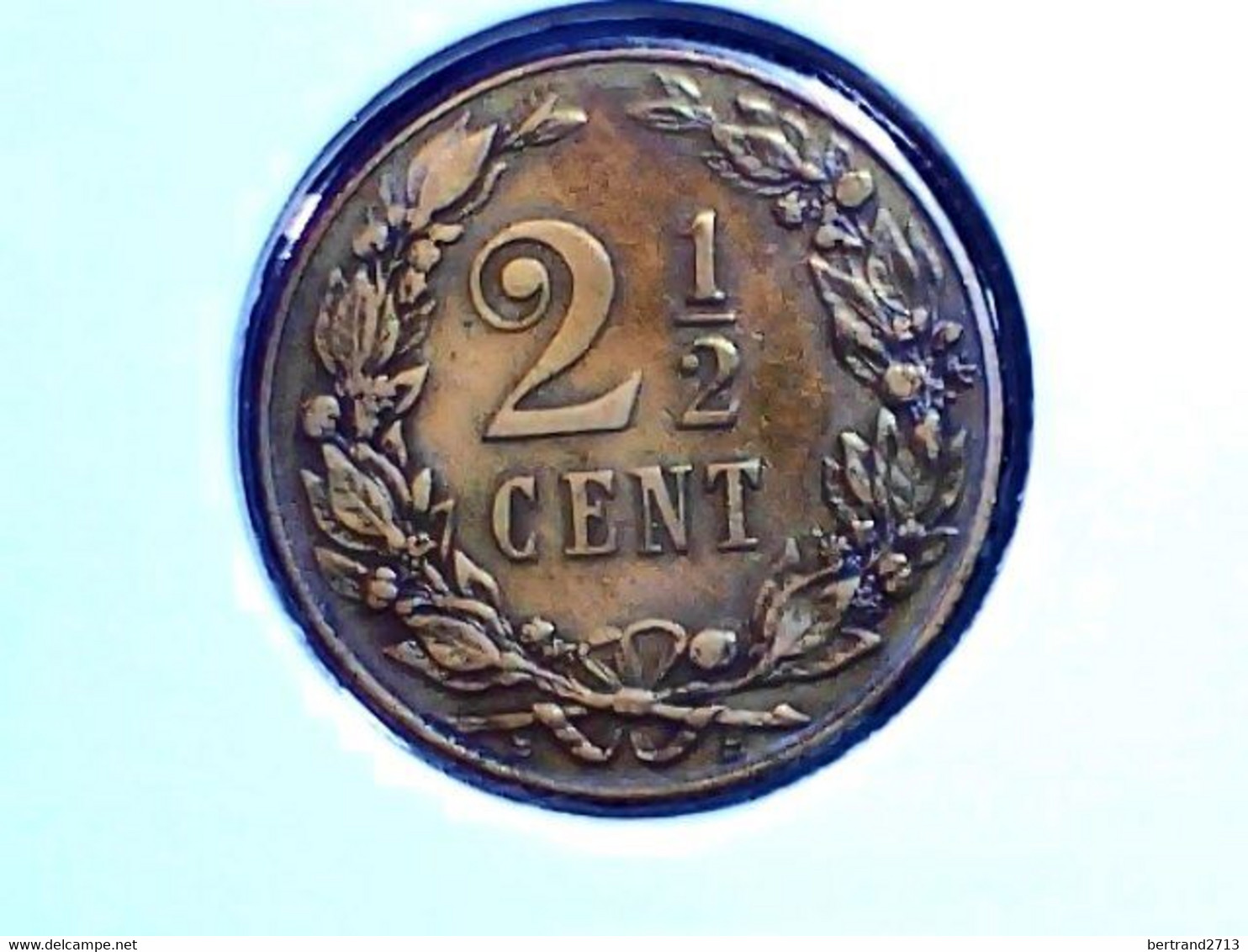 Netherlands 2 1/2 Cent 1905 KM 134 - Handelswährungen