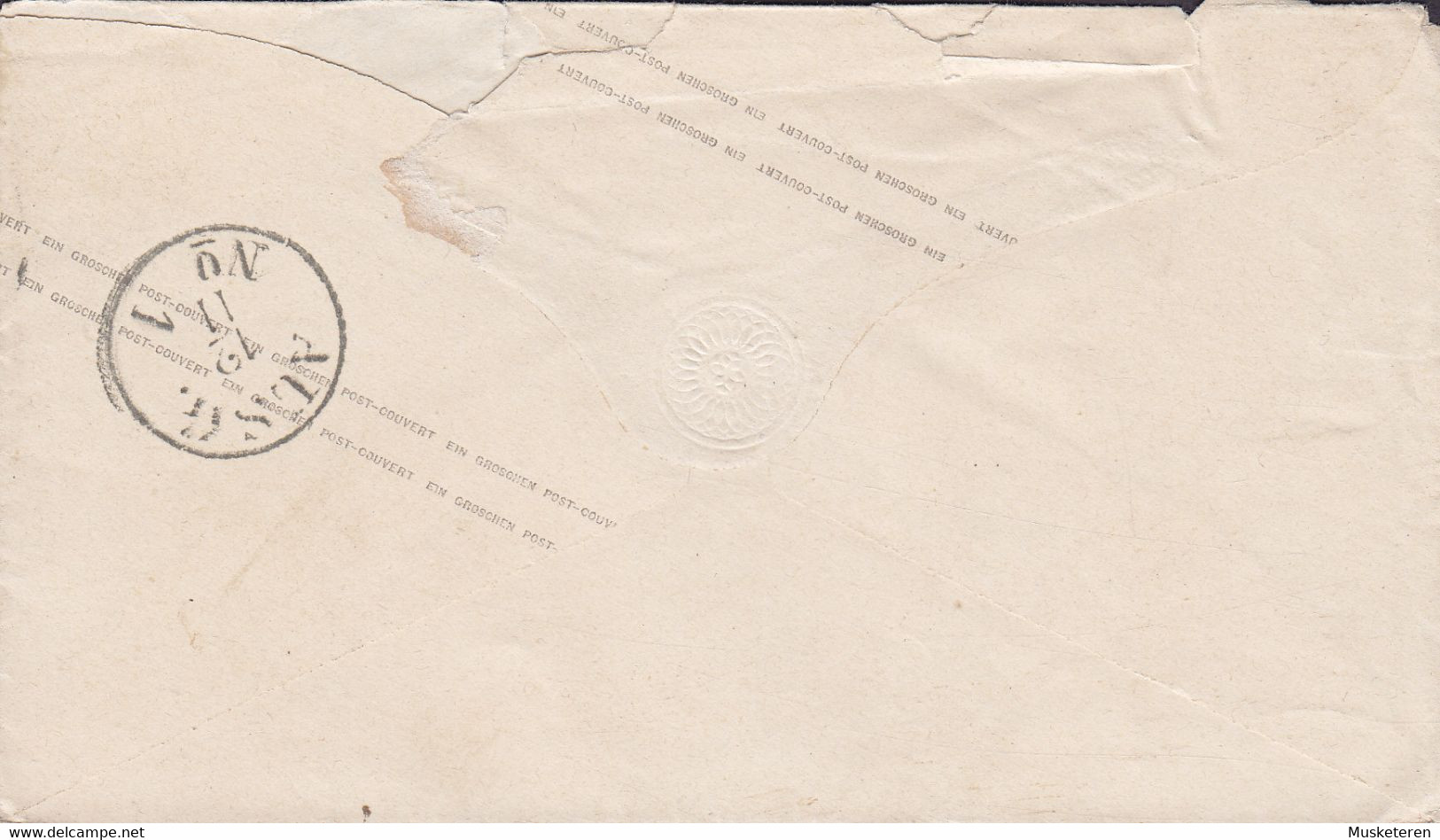 Norddeutscher Postbezirk Postal Stationery Ganzsache Entier HAGEN Westfalen 186? Cover Brief Umschlag - Enteros Postales
