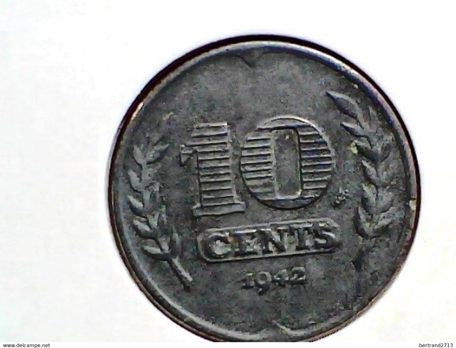 Netherlands 10 Cents 1942 KM 173 - Monete Commerciali