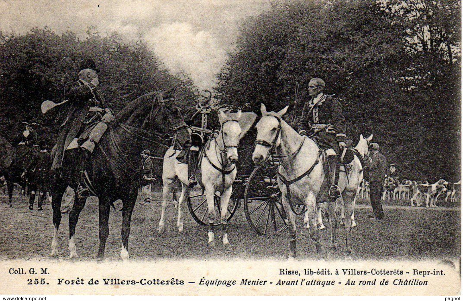 02 : Forêt De Villers-Cotterêts : Equipage Meunier Au Rond De Châtillon - Villers Cotterets