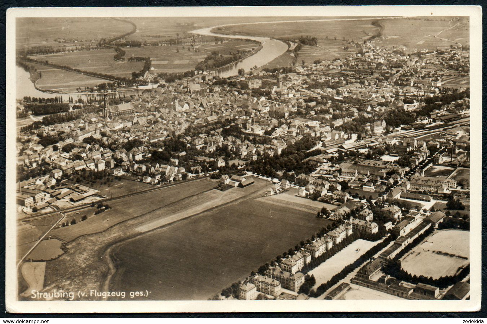 A8113 - Straubing Von Flugzeug Aus - Luftbild Luftaufnahme - Metz - Straubing