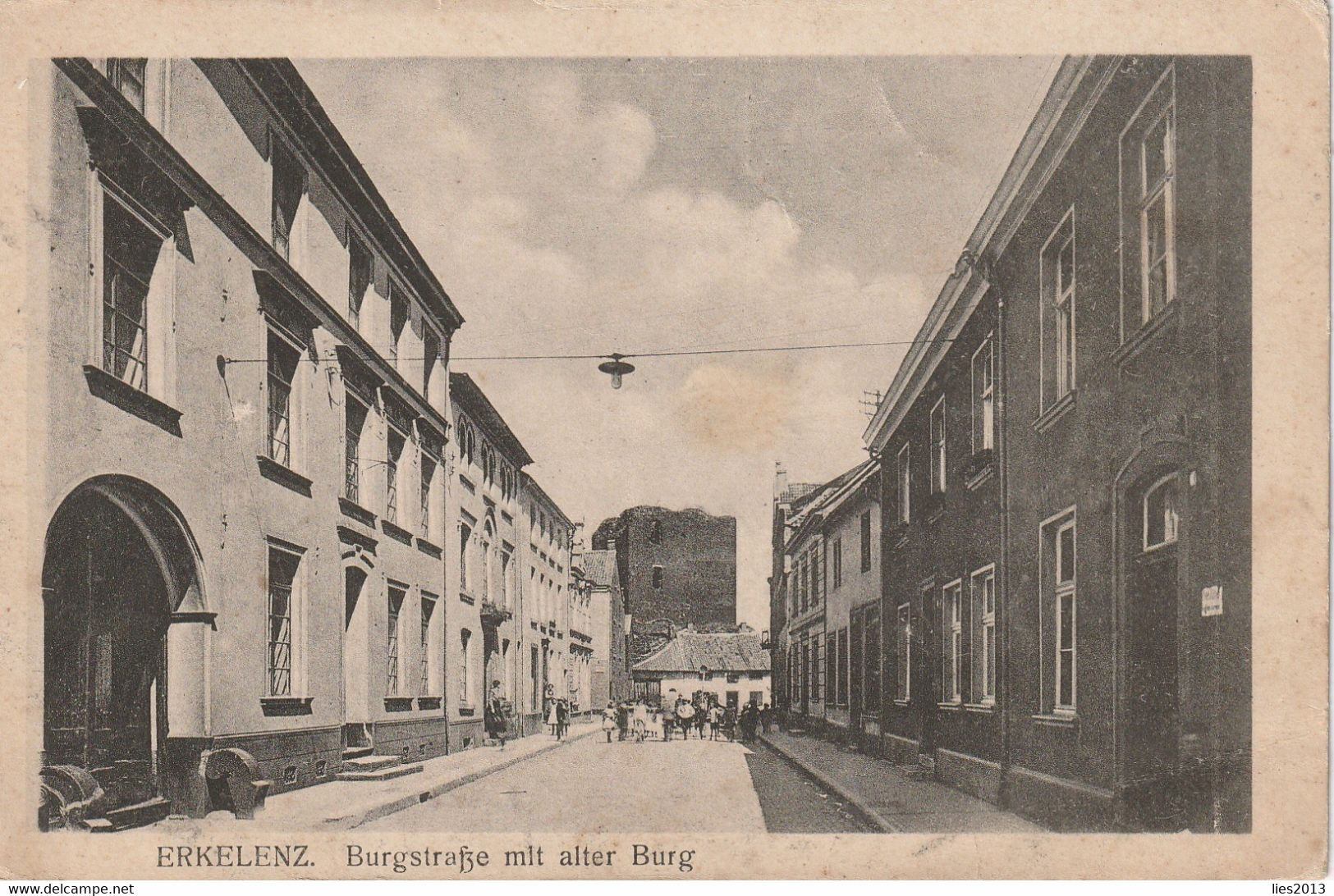 Erkelenz, Burstrasse Mit Alter Brug, 2 Scans - Erkelenz