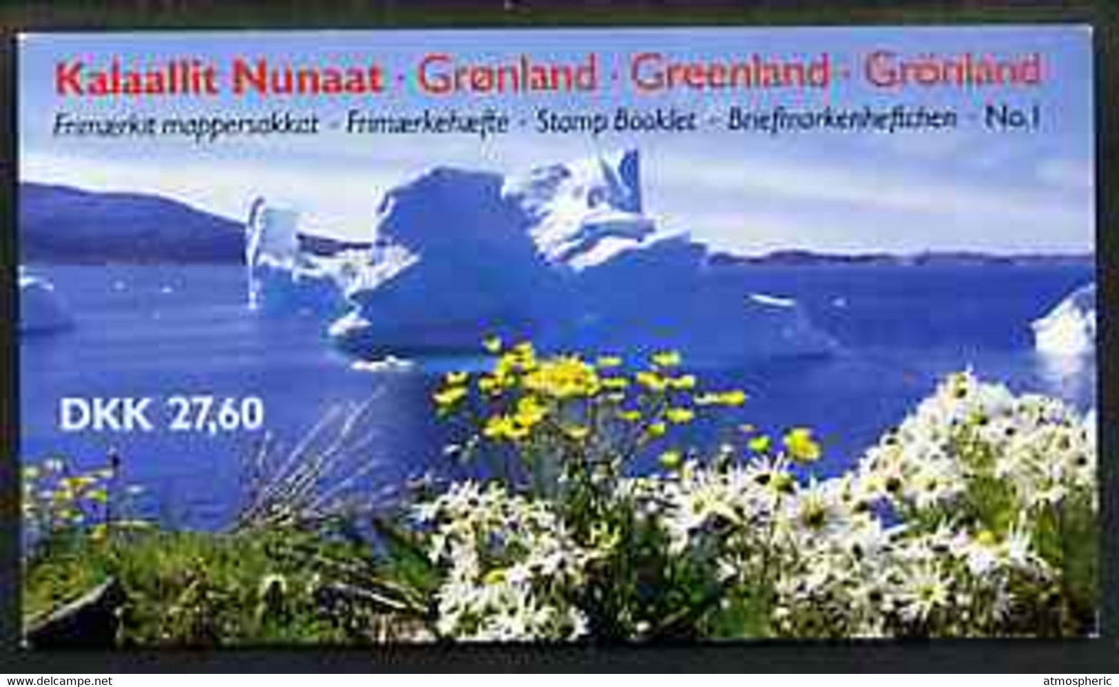 Booklet - Greenland 1986 Margrethe 27k60 Booklet (Cover With Iceberg) Complete And Pristine, SG SB1 - Carnets