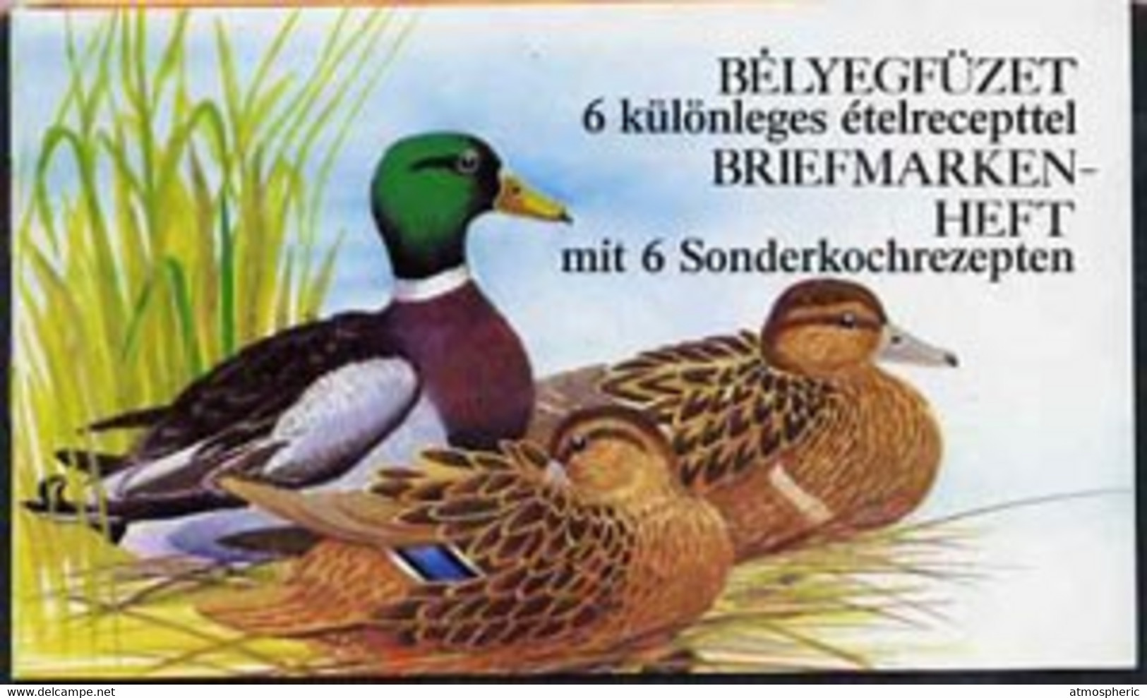 Booklet - Hungary 1988 Wild Ducks 60fo Booklet Complete And Pristine (without Inscription On Front Cover) - Libretti