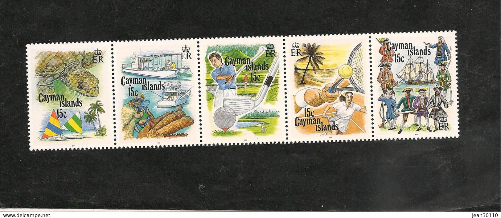 ANNÉE 1993 TOURISME BANDE ** M.N.H. - Caimán (Islas)