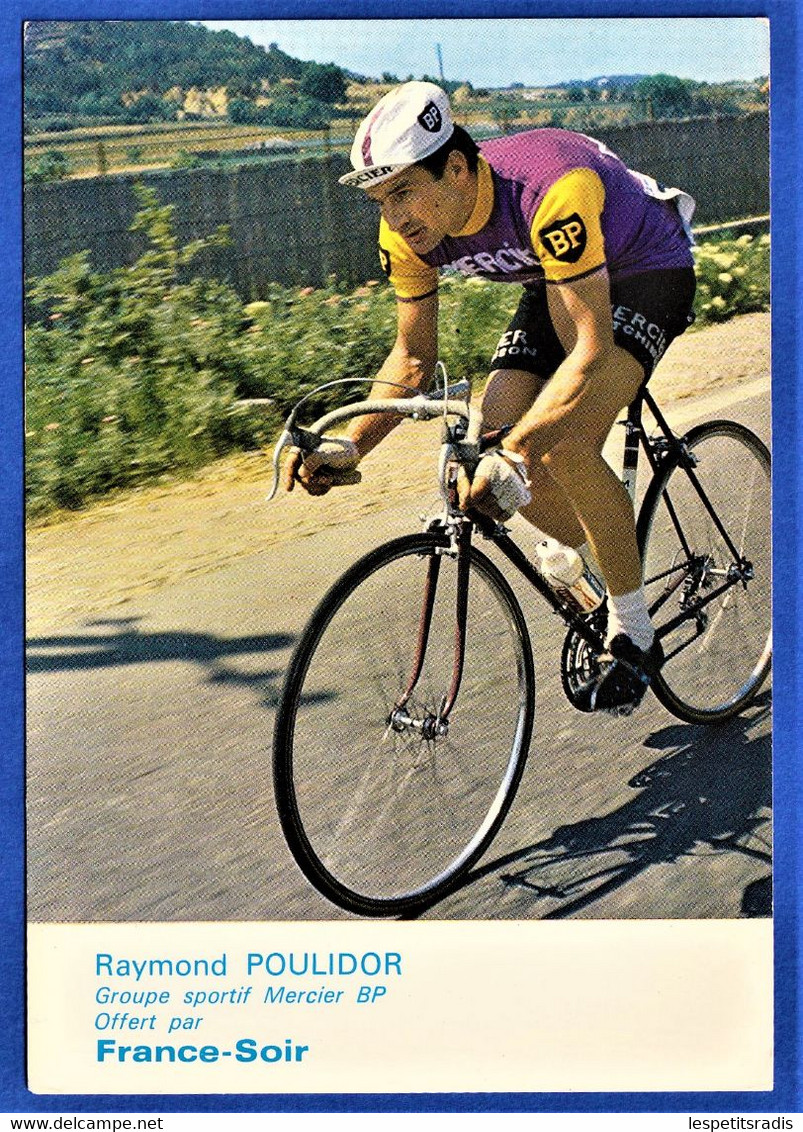 CPSM CYCLISME - RAYMOND POULIDOR - Groupe Sportif Mercier BP - France-Soir - Ciclismo