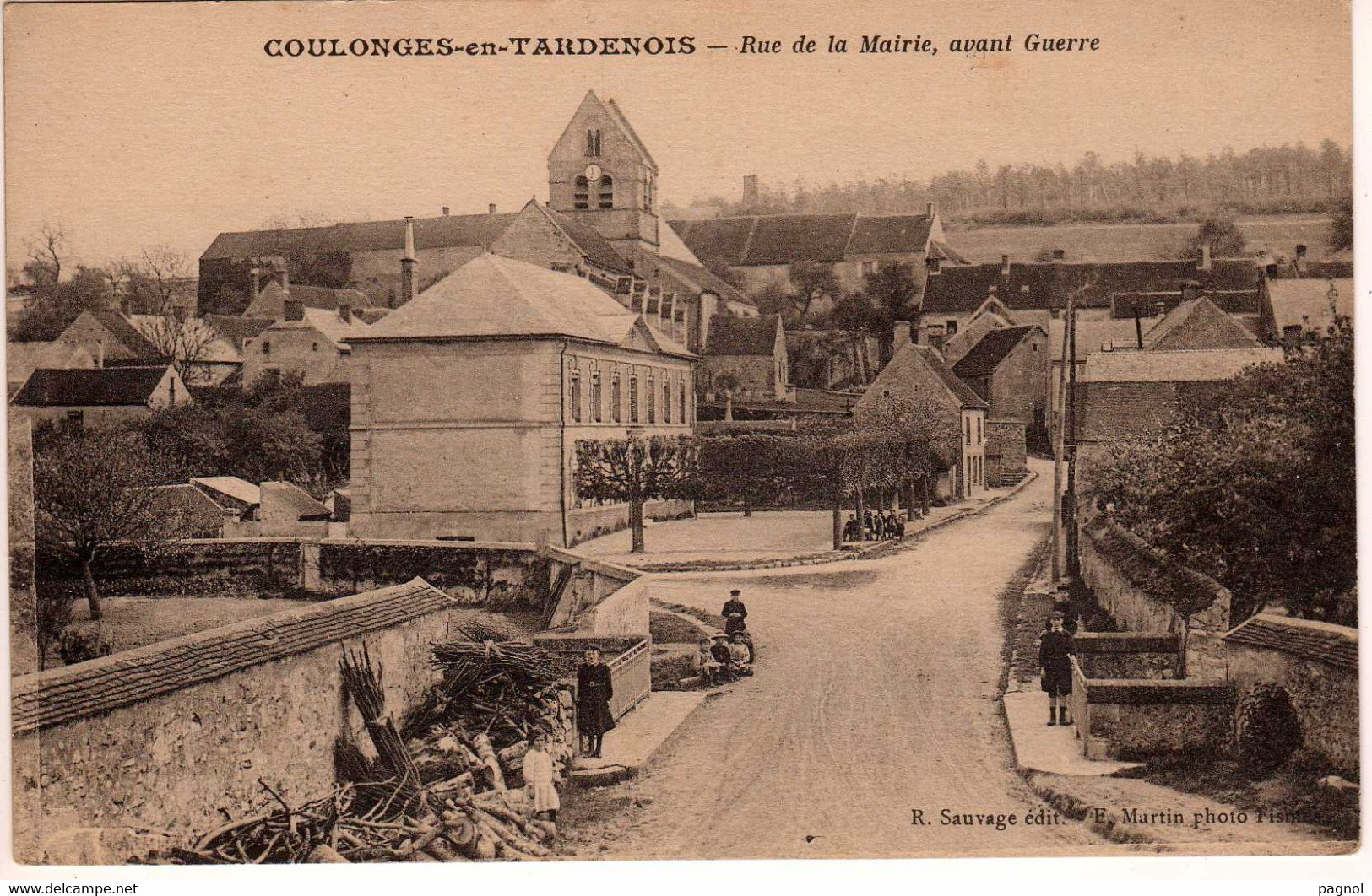 02 : Coulonges-en-Tardenois : Rue De La Mairie, Avant La Guerre - Andere & Zonder Classificatie