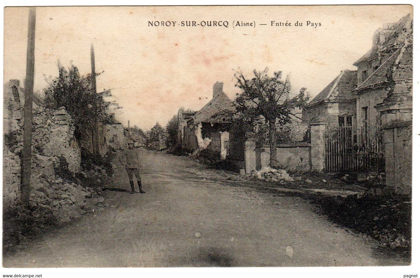 02 : Noroy-sur-Ourcq : Entrée Du Pays - Andere & Zonder Classificatie