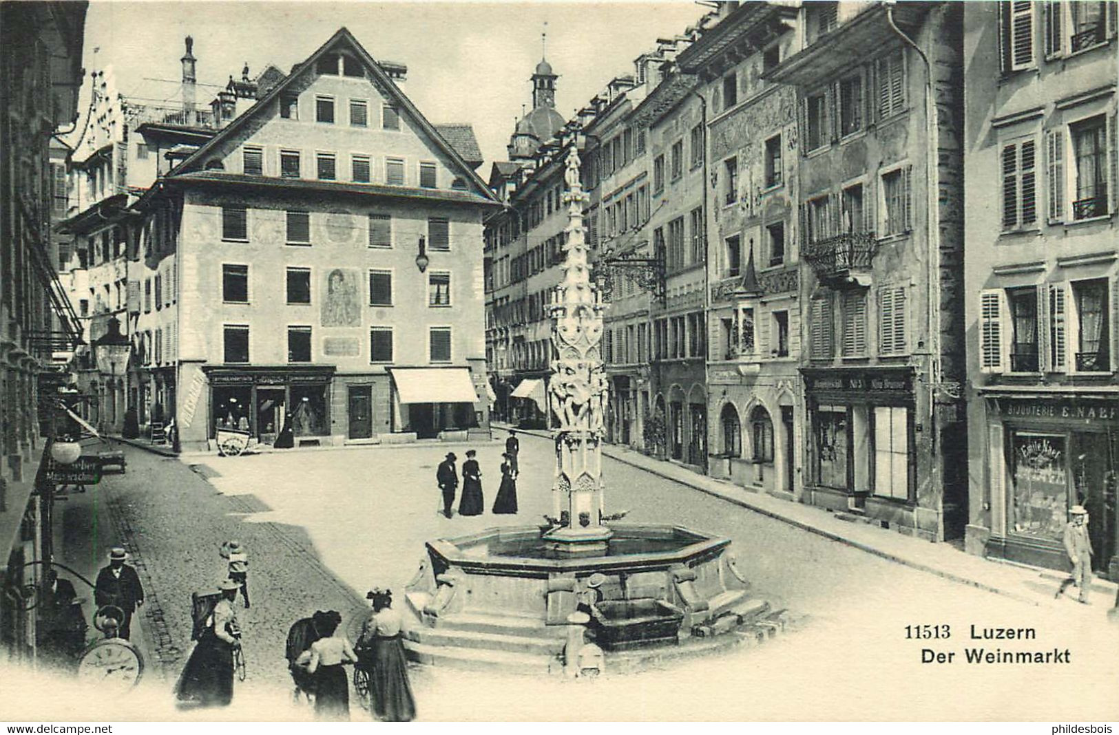 SUISSE  LUZERN  Der Weinmarkt - Lucerne