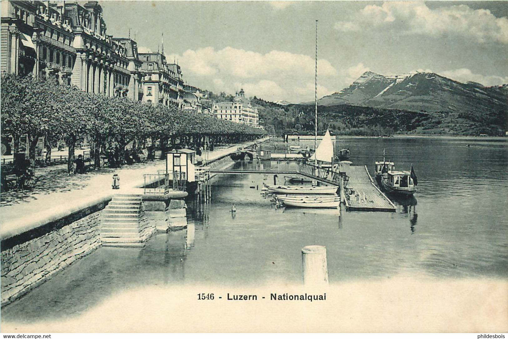 SUISSE  LUZERN  Le Quai - Lucerne