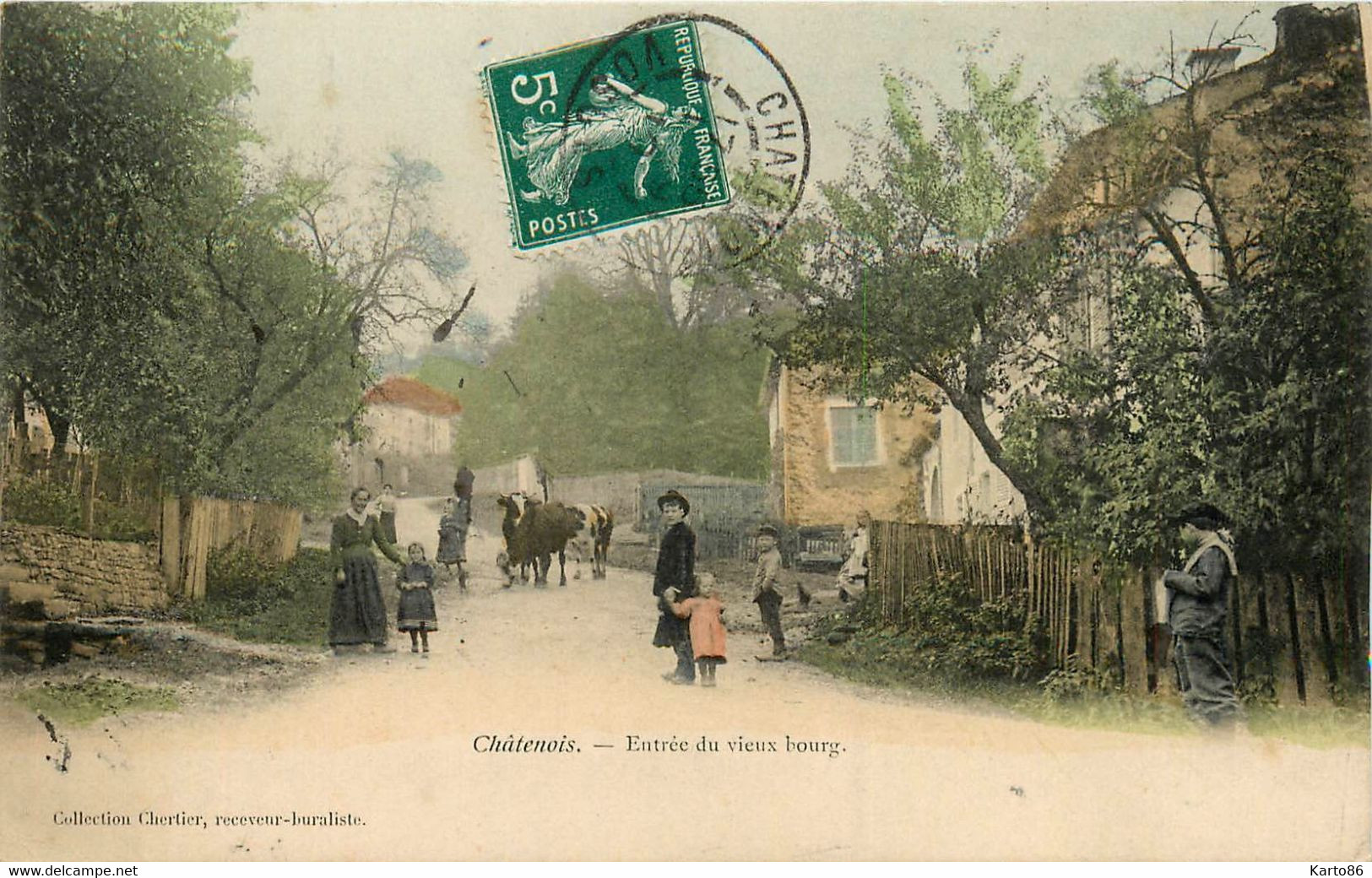 Châtenois * Route De L'entrée Du Vieux Bourg * Villageois - Chatenois