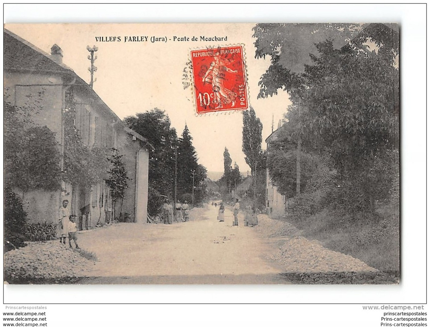 CPA 39 Villers Farlay Route De Mouchard - Villers Farlay