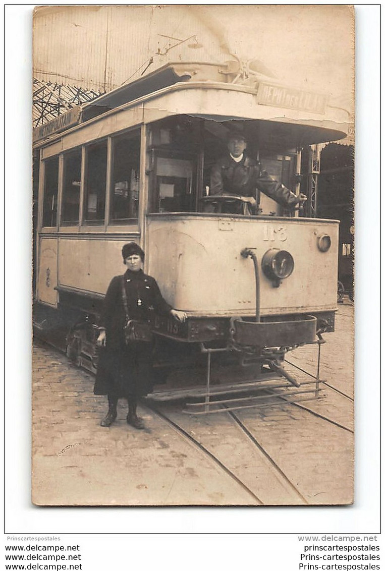 CPA 93 Les Lilas Le Depot Des Tramways - Les Lilas