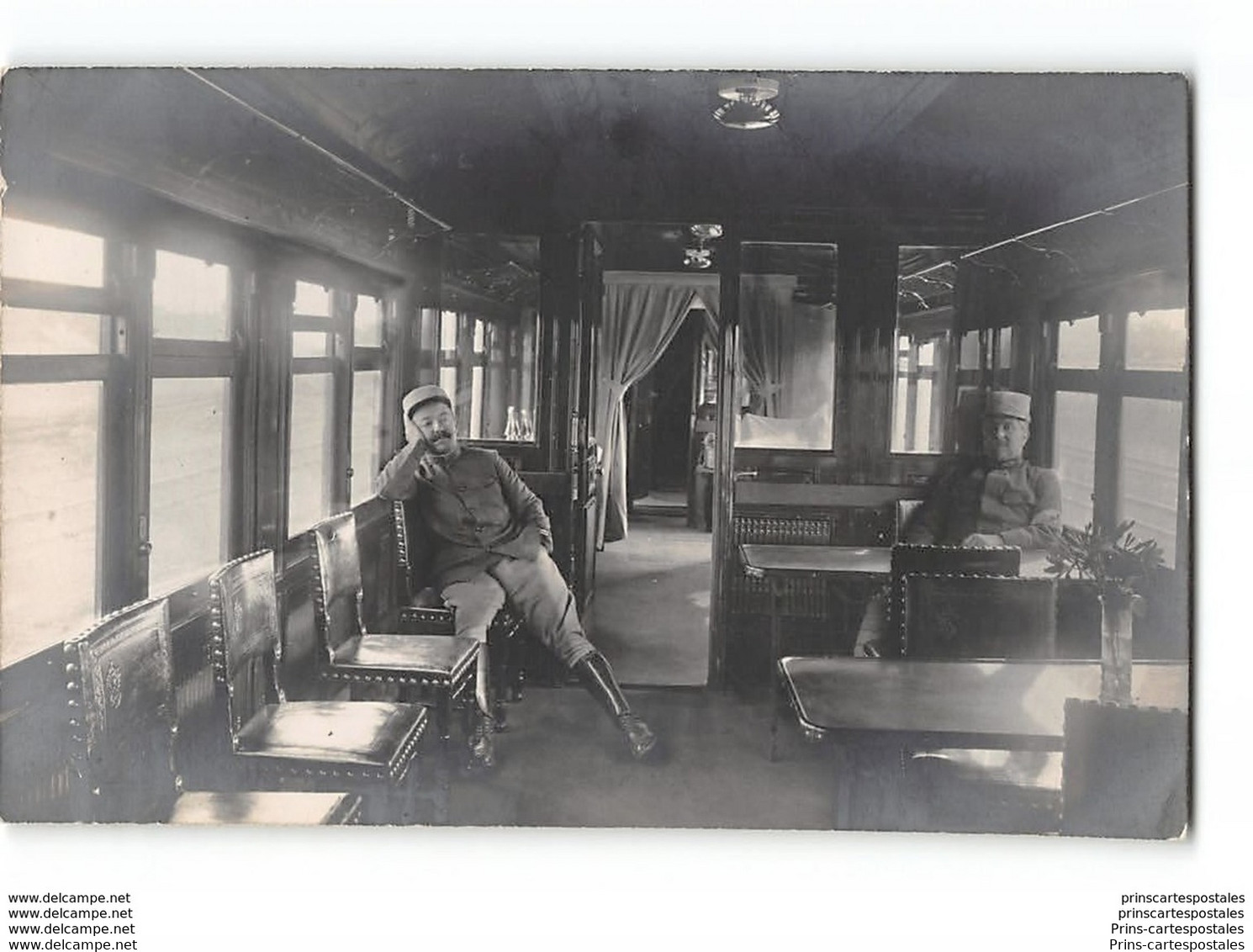 CPA Carte Photo Interieur D'un Train Sanitaire - Other & Unclassified