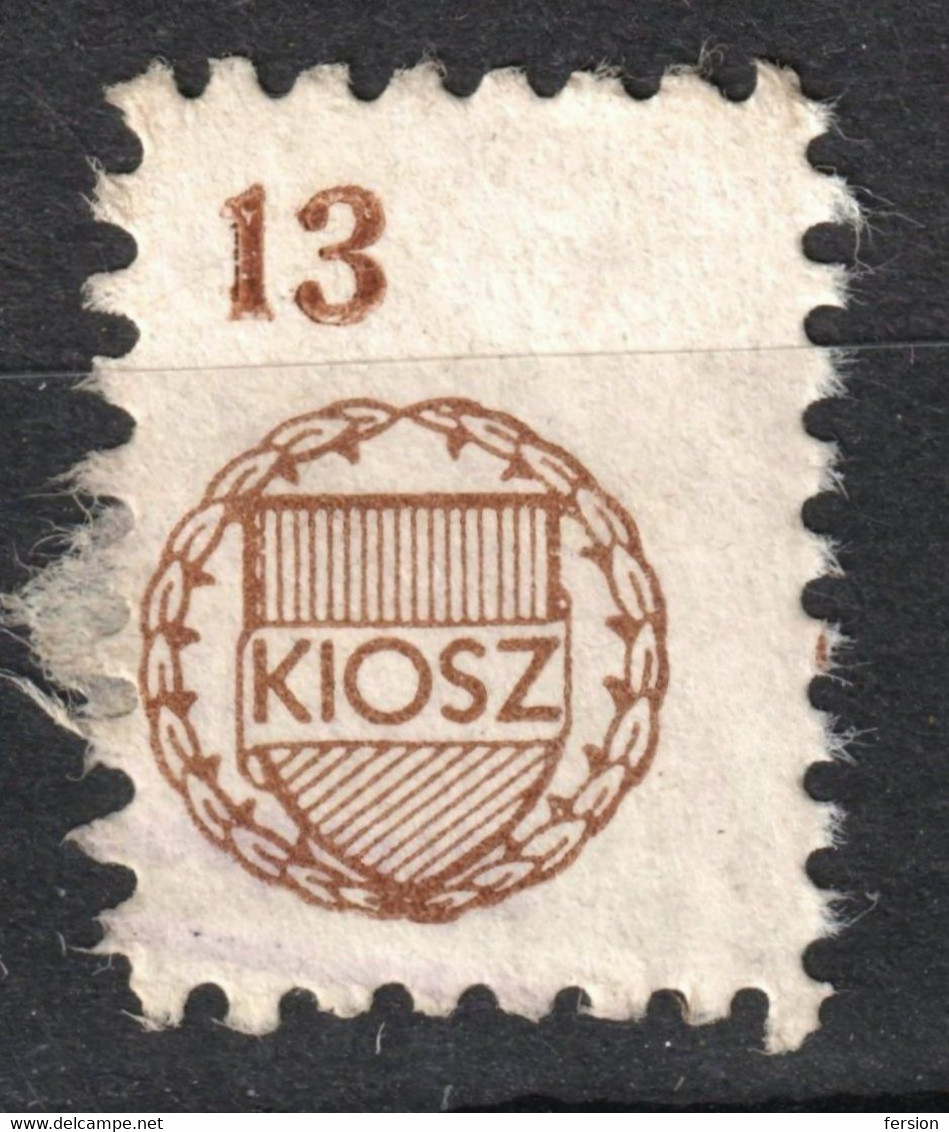 Hungarian Association Of Craftmen - Artisan KIOSZ / Charity Aid Member Label Vignette Cinderella - Used 1980's HUNGARY - Service