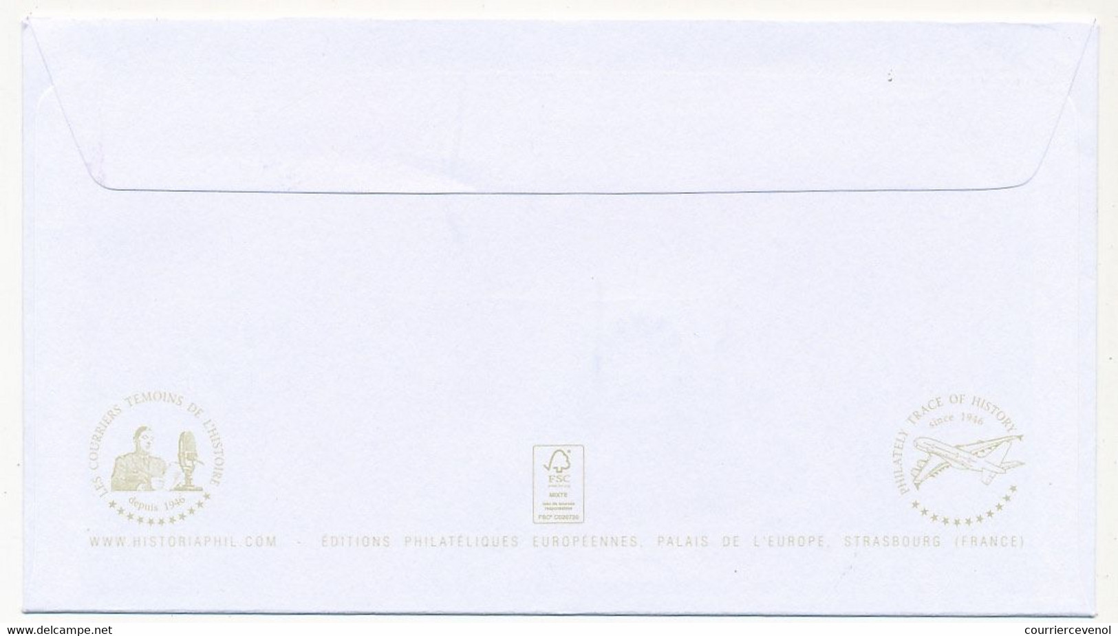Env Affr 0,76E M. De La Palice - Cad Strasbourg Parlement Européen GA - 7/10/2015 - Felipe VI, Roi D'Espagne - Briefe U. Dokumente