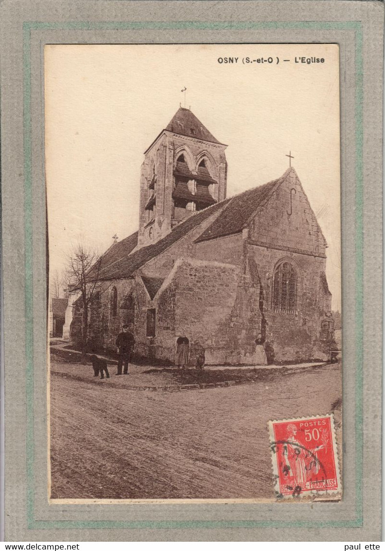 CPA - (95) OSNY - Aspect De L'Eglise En 1934 - Osny