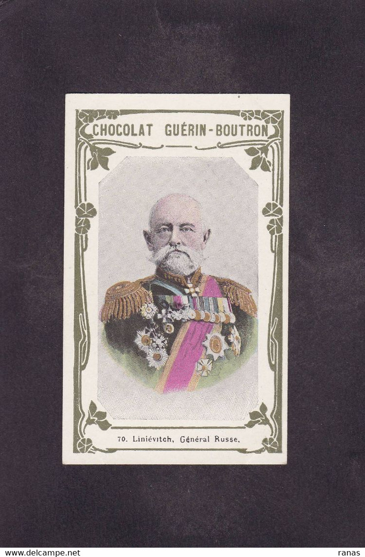 Chromo Russie Russia Russian Personnalités Russes Chocolat Guérin Boutron Voir Dos Royalty - Russland