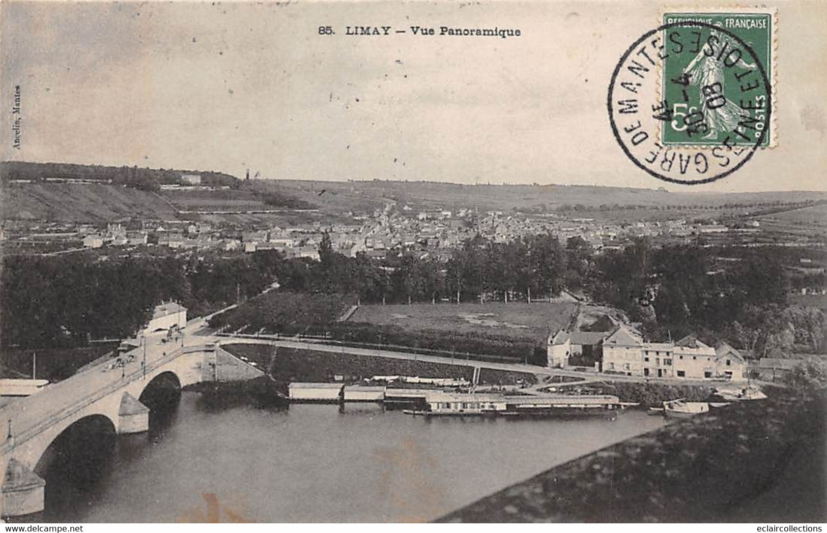 Limay         78         Vue Panoramique         (voir Scan) - Limay