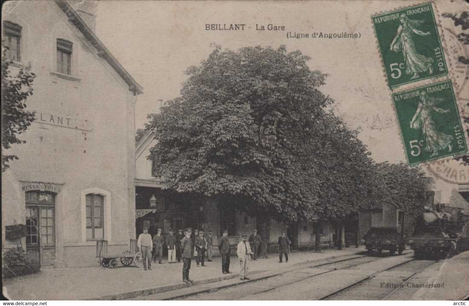 BEILLANT La Gare (ligne D'Anguoléme - Altri & Non Classificati