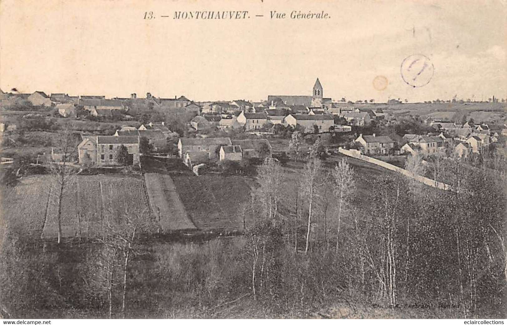 Montchauvet           78      Vue Générale     (voir Scan) - Sonstige & Ohne Zuordnung