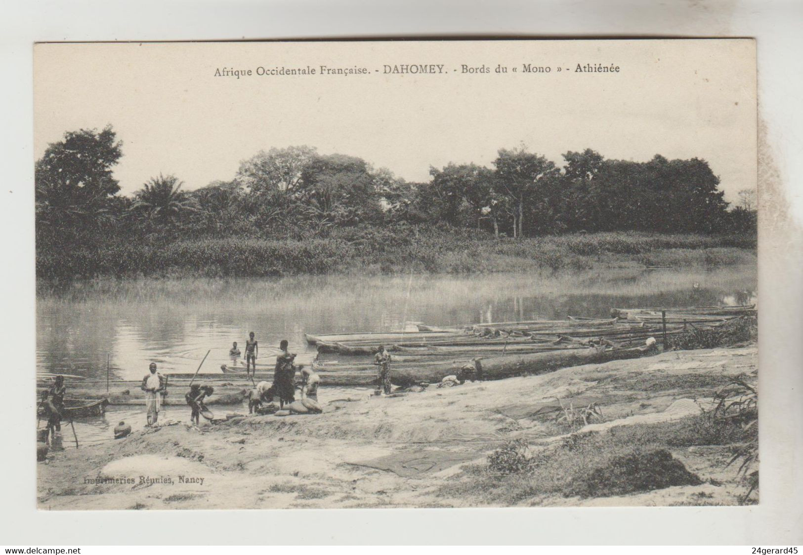 CPA DAHOMEY OU BENIN - Bords Du "Mono" Athiénée - Dahomey