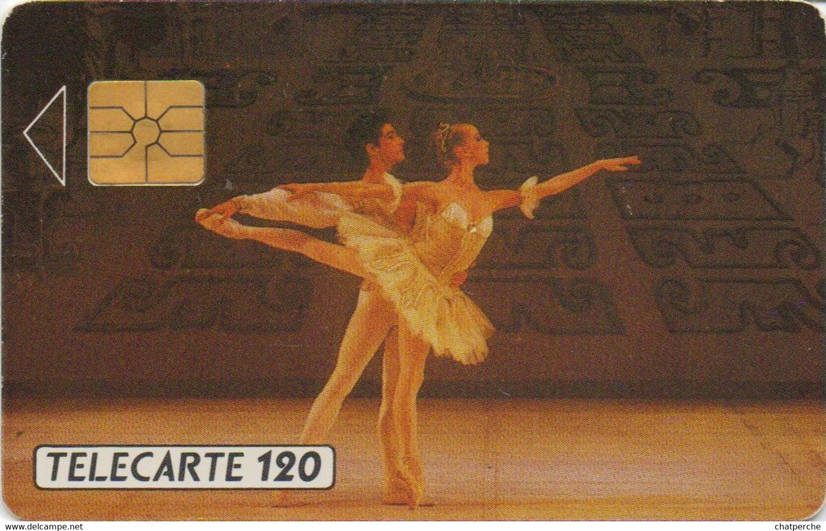 TÉLÉCARTE PHONECARD MONACO LES BALLETS DE MONACO 120 UNITÉS  UTILISÉE DANSE - Mónaco