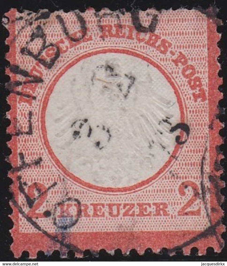 Deutsches Reich   .   Michiel  .    8  (2 Scans)       .     O     .  Gebraucht    .    /   .   Cancelled - Used Stamps