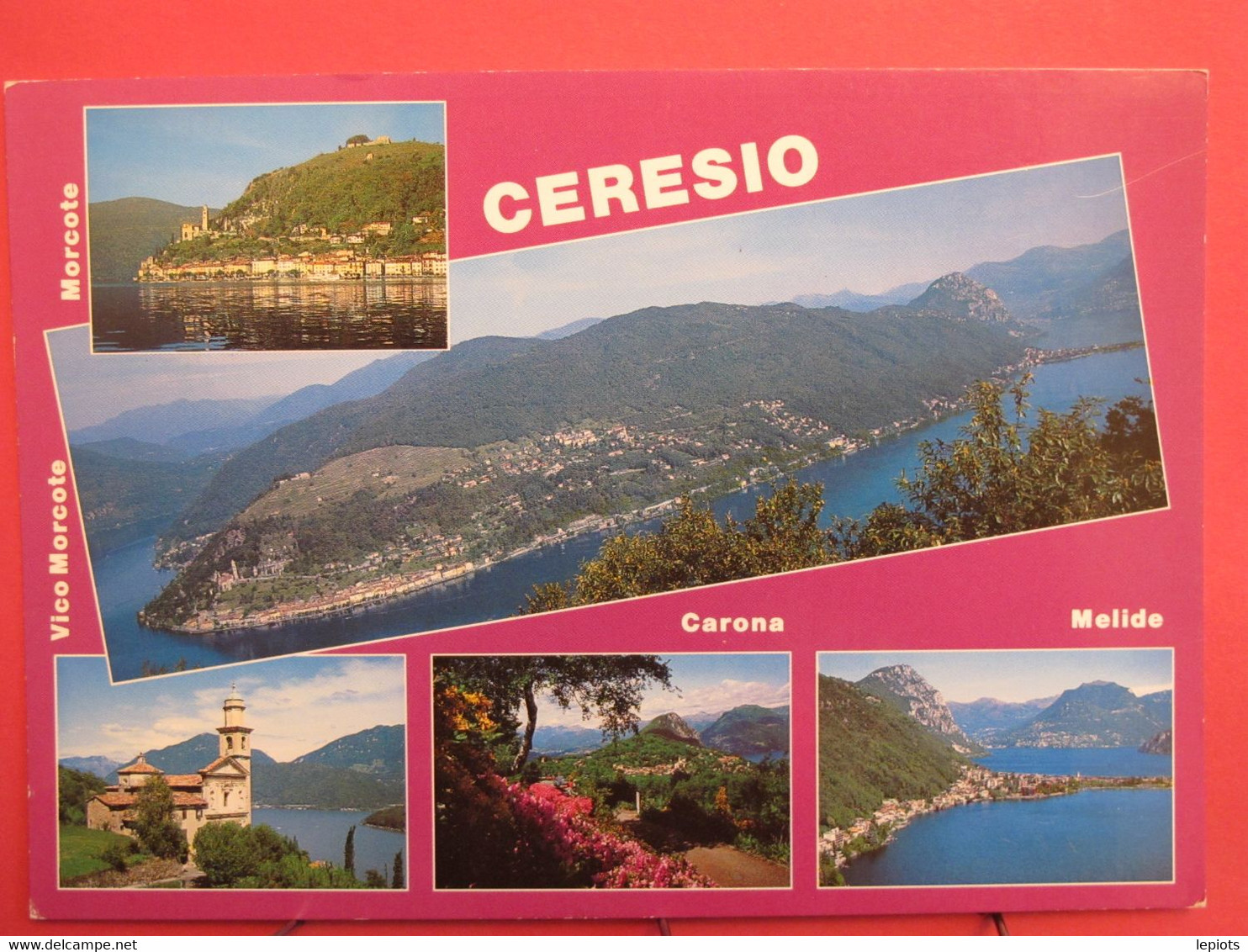 Suisse - Ceresio - Lago Di Lugano - Morcote Carona Melide - Excellent état - R/verso - Carona 