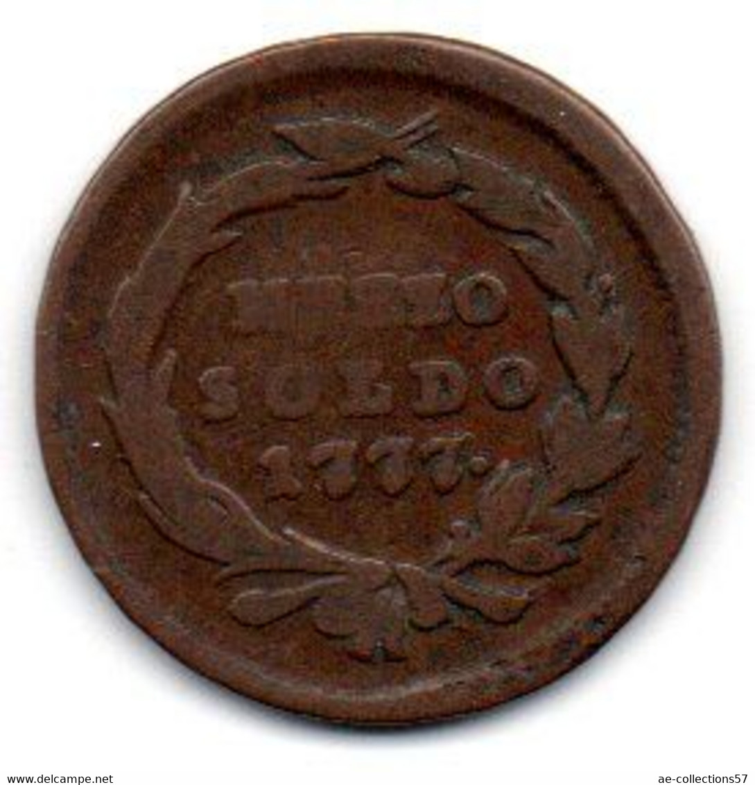 Italie - Milan  -  1/2 Soldo 1777 - B+ - Other & Unclassified