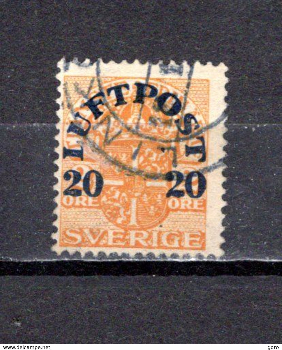 Suecia   1920  .-   Y&T  Nº    2     Aéreo - Used Stamps