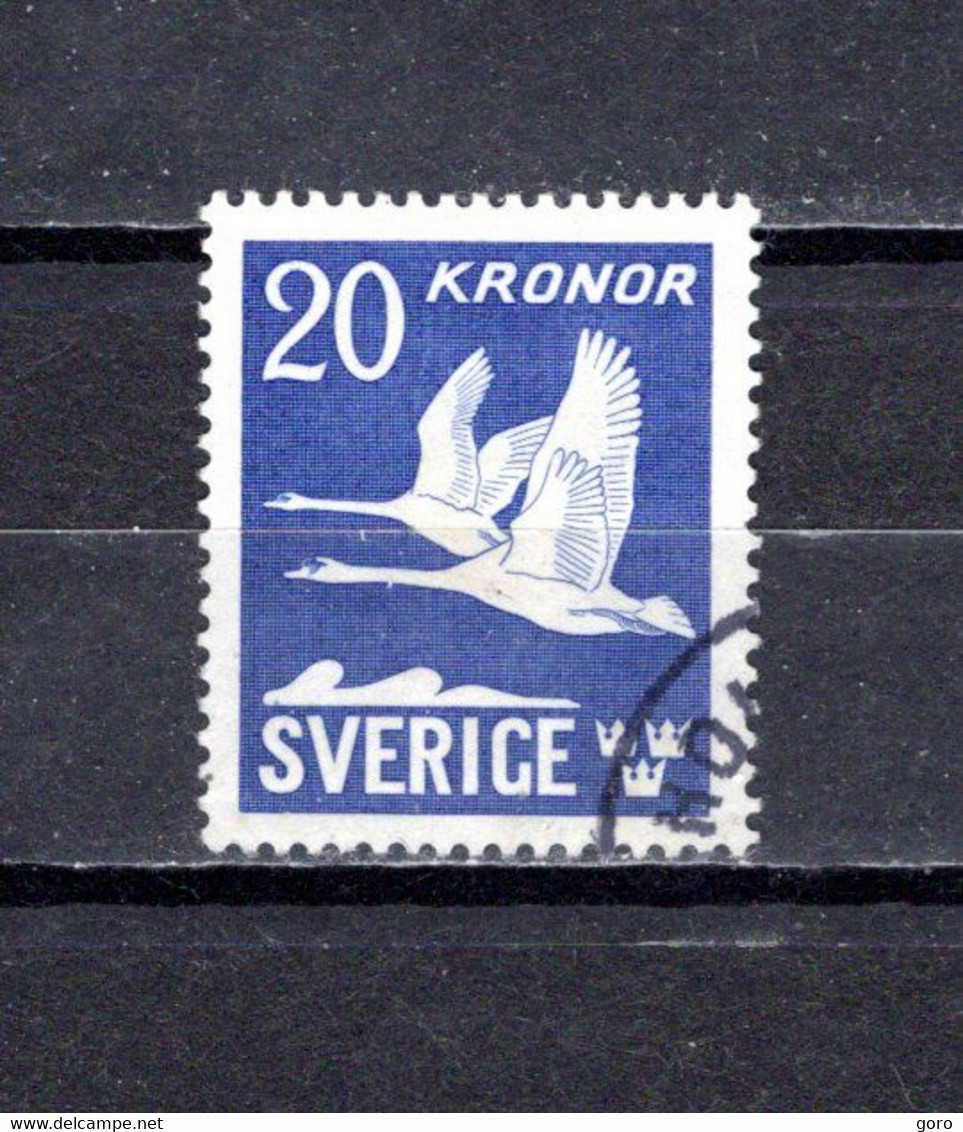 Suecia   1942-53  .-   Y&T  Nº    7     Aéreo - Gebraucht