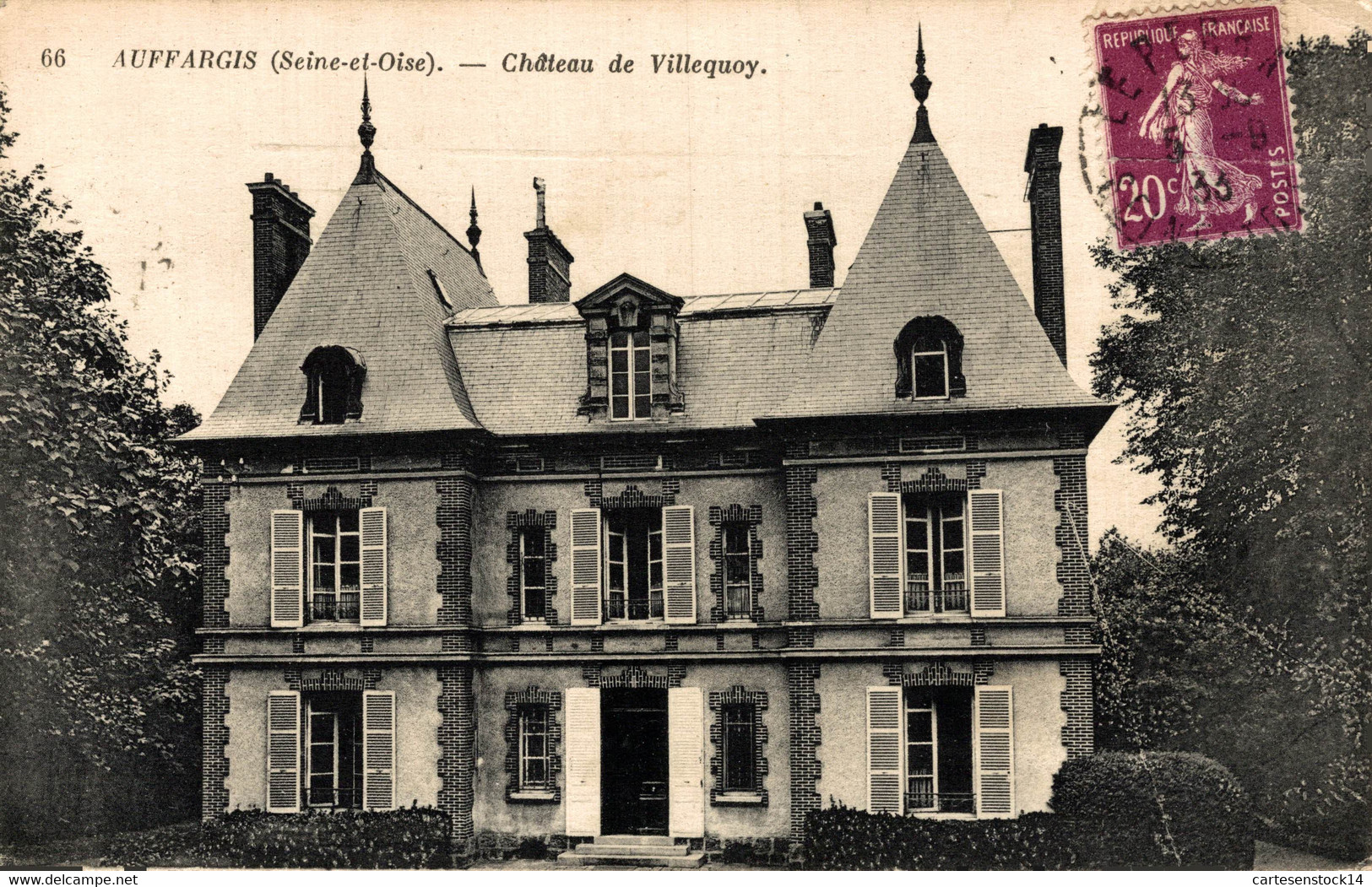 N° 3931 Z -cpa Auffargis -château De Villequay- - Auffargis