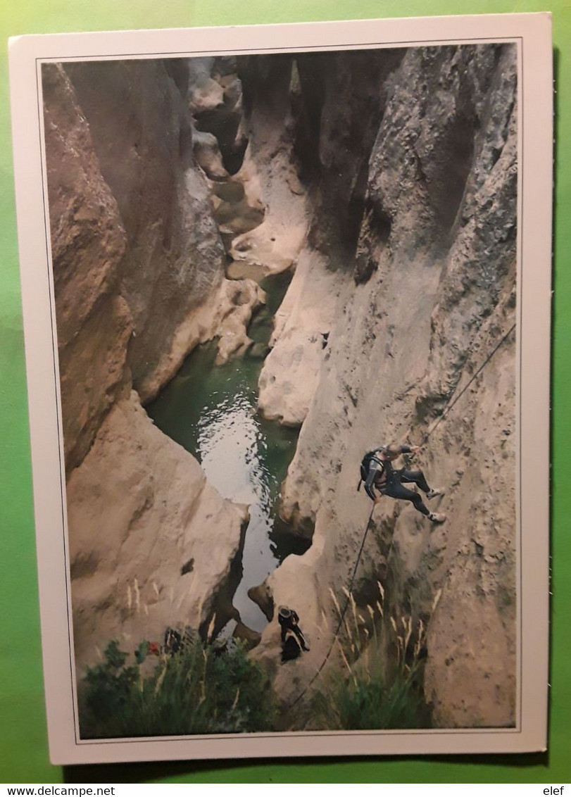 ESCALADE, Gua , Sierra De Guara,Barranco Del Gorgas Negras, Foto Alfredo  Lopez, Luis Rodrigo,  Espana , TB - Climbing